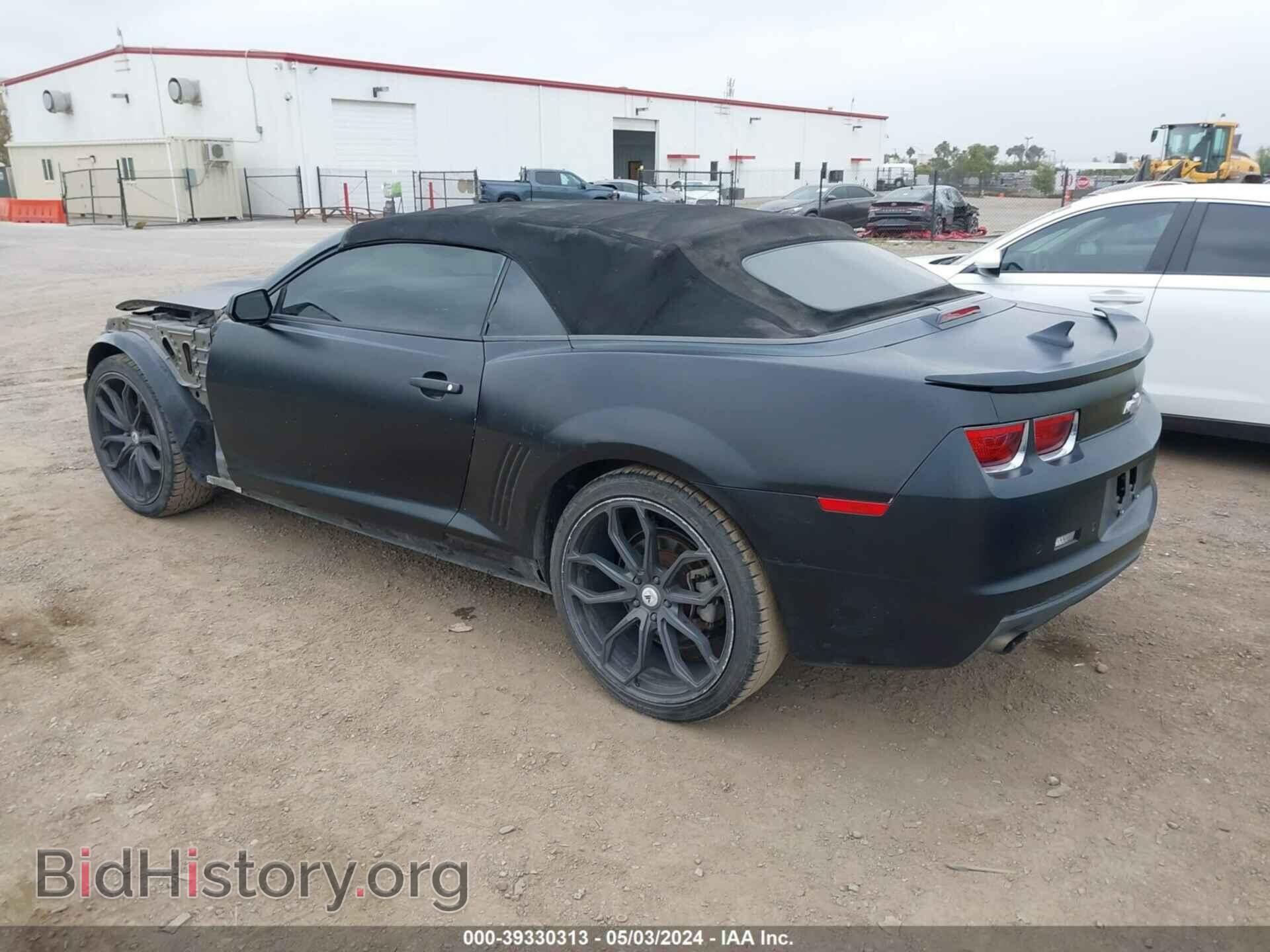 2012 CHEVROLET CAMARO - VIN: 2G1FB3D30C9105831 - Фото 3
