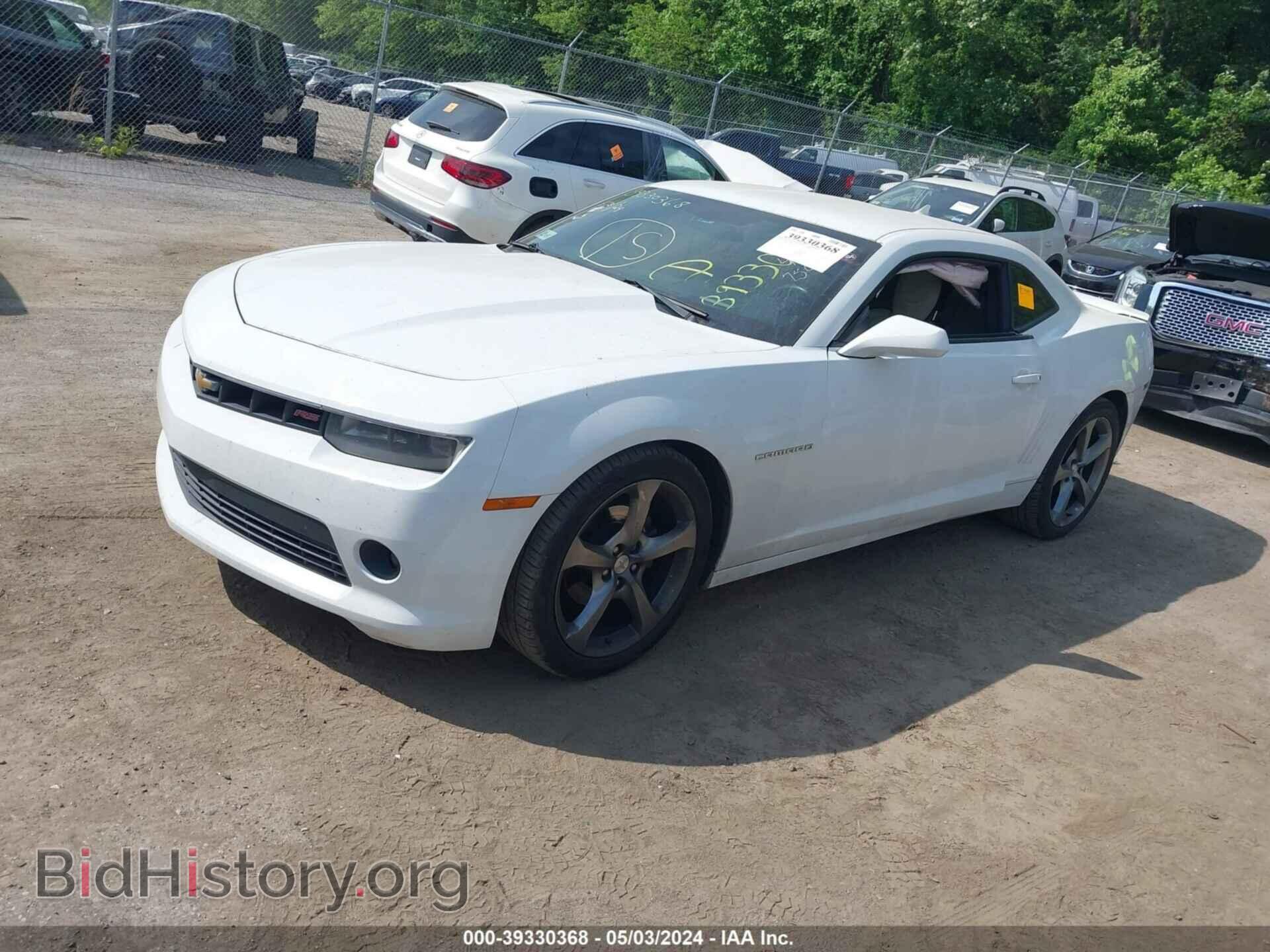 2014 CHEVROLET CAMARO - VIN: 2G1FG1E37E9279886 - Фото 2