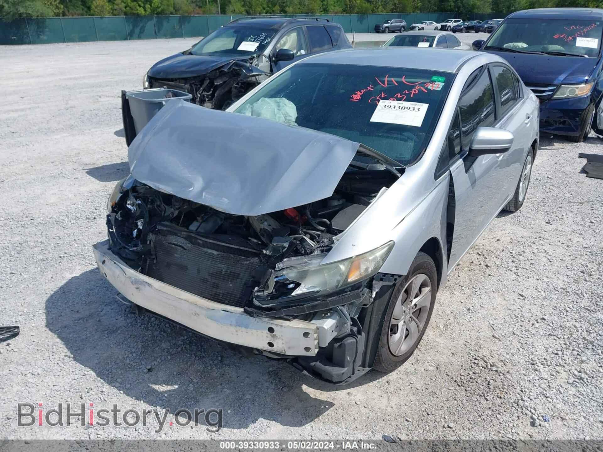 2014 HONDA CIVIC - VIN: 19XFB2F57EE002331 - Фото 2