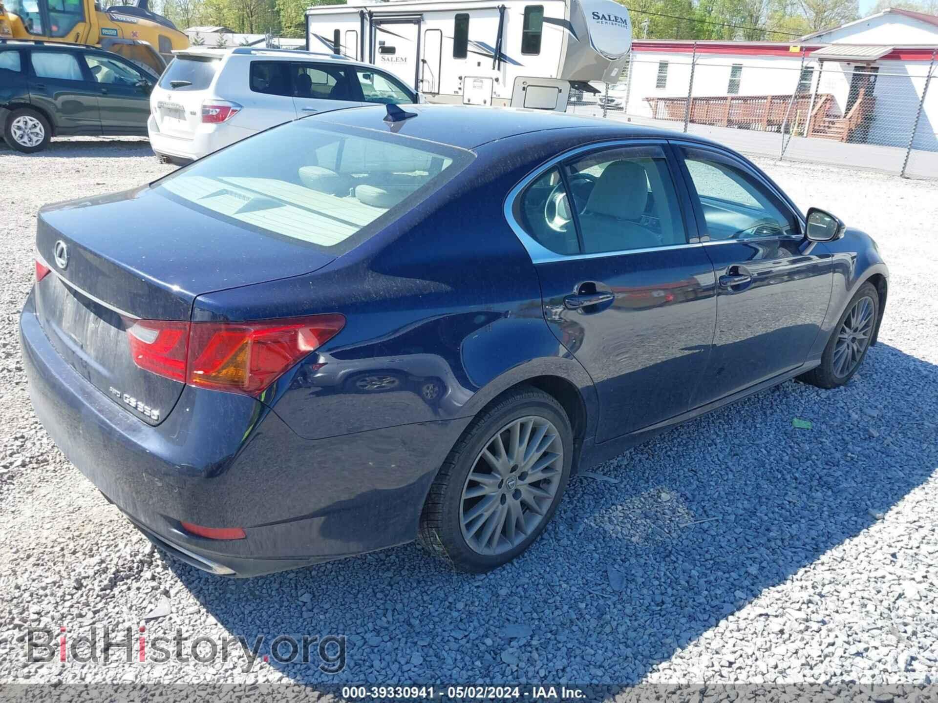 2014 LEXUS GS 350 - VIN: JTHCE1BL6E5022475 - Фото 4