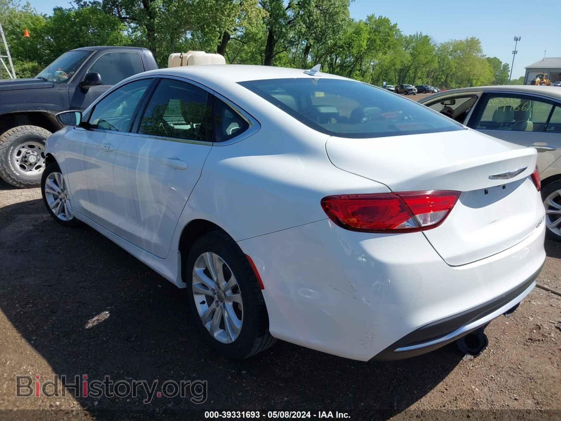 2016 CHRYSLER 200 - VIN: 1C3CCCAB0GN195377 - Фото 3