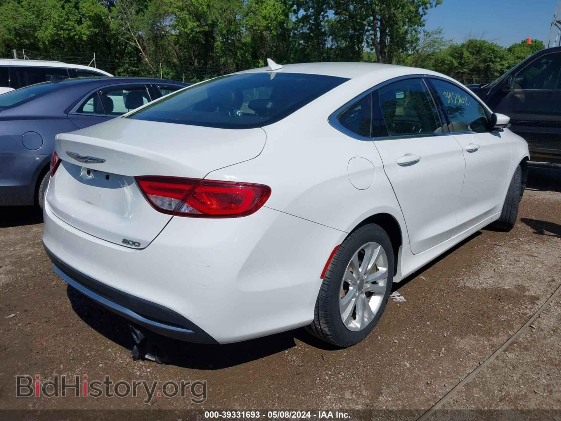 2016 CHRYSLER 200 - VIN: 1C3CCCAB0GN195377 - Фото 4