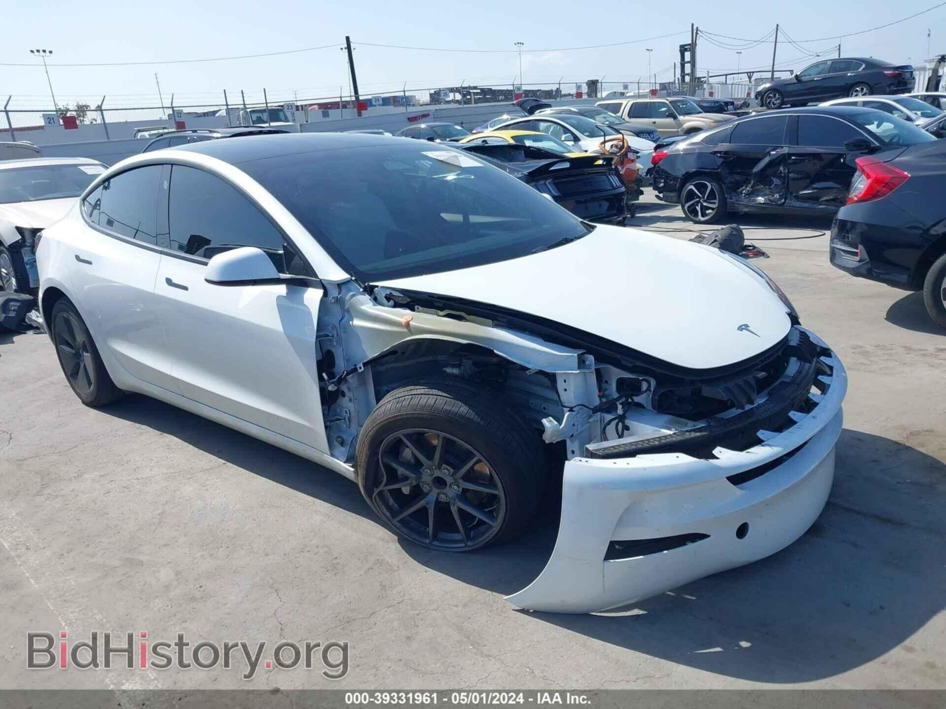 Photo 5YJ3E1EA6PF637962 - TESLA MODEL 3 2023