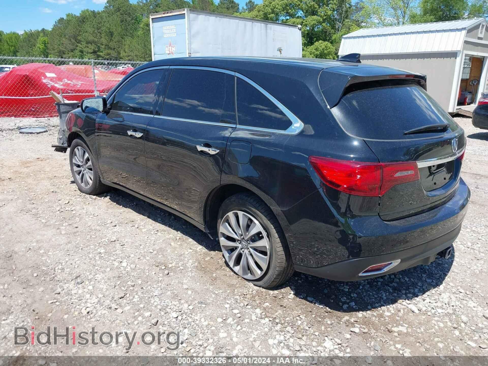 2015 ACURA MDX - VIN: 5FRYD4H41FB022796 - Фото 3