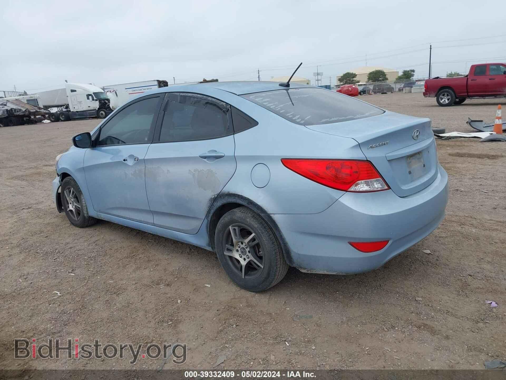2012 HYUNDAI ACCENT - VIN: KMHCU4AE3CU096363 - Фото 3
