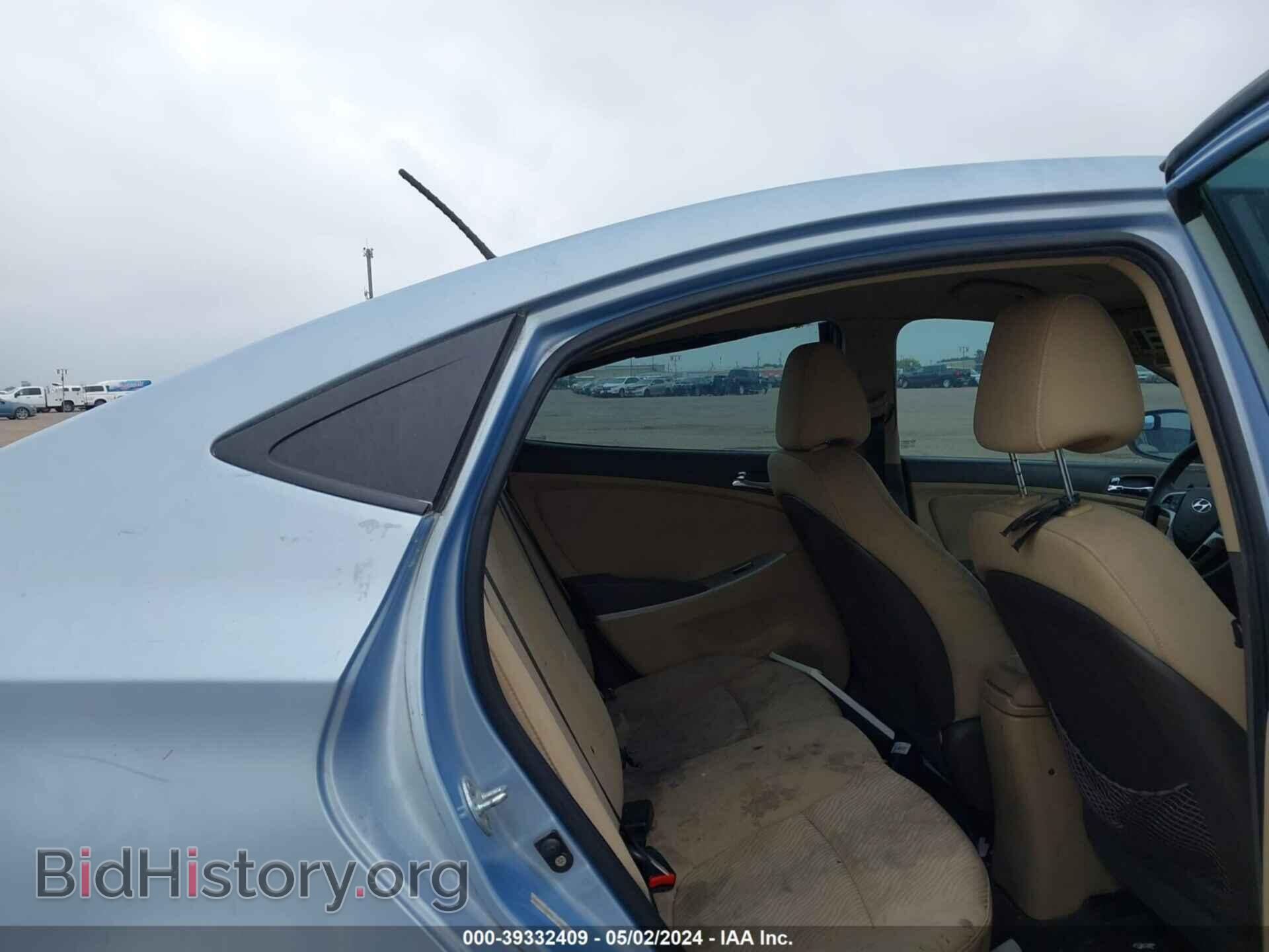 2012 HYUNDAI ACCENT - VIN: KMHCU4AE3CU096363 - Фото 8
