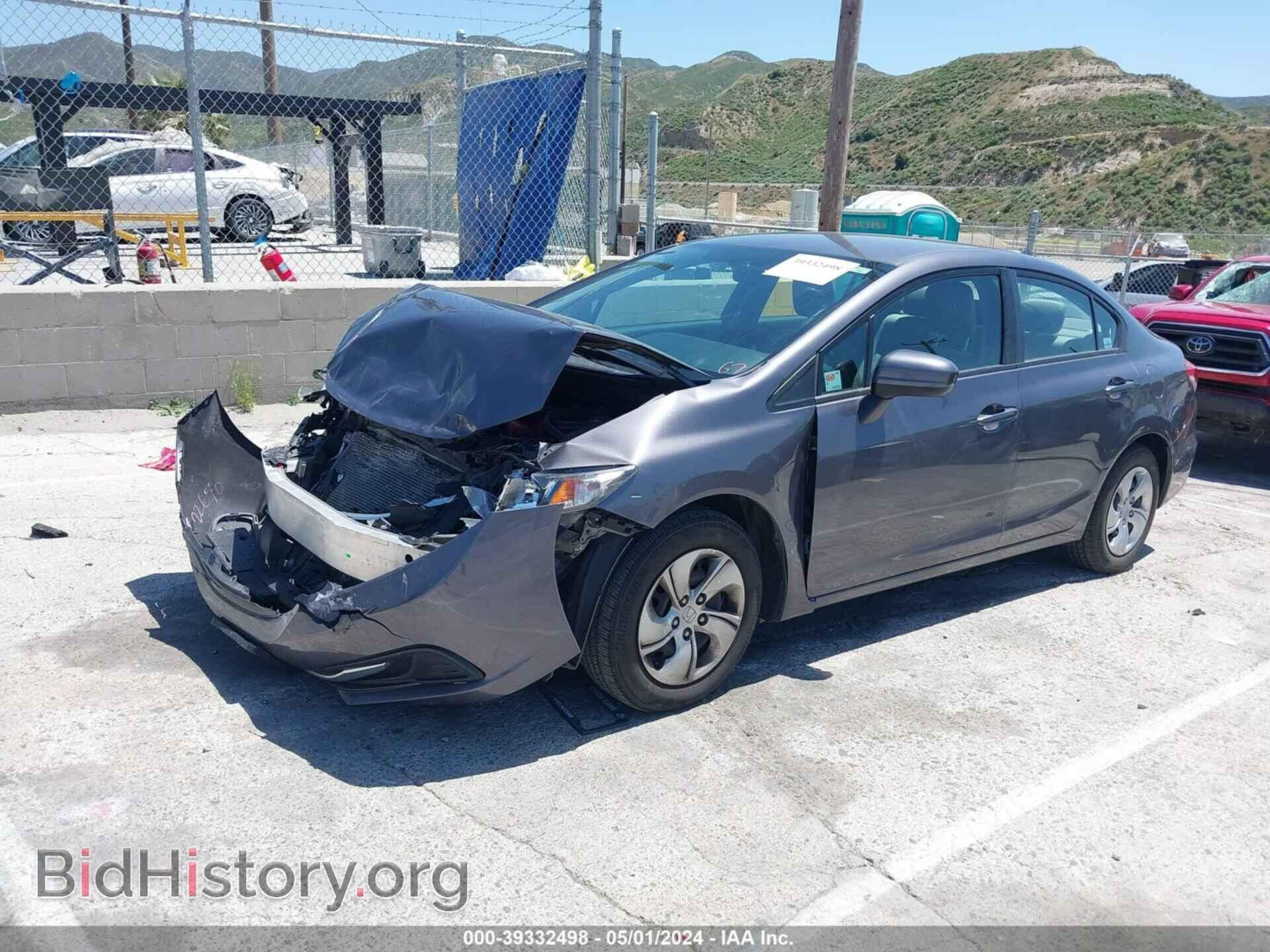 2015 HONDA CIVIC - VIN: 19XFB2F55FE030288 - Фото 2