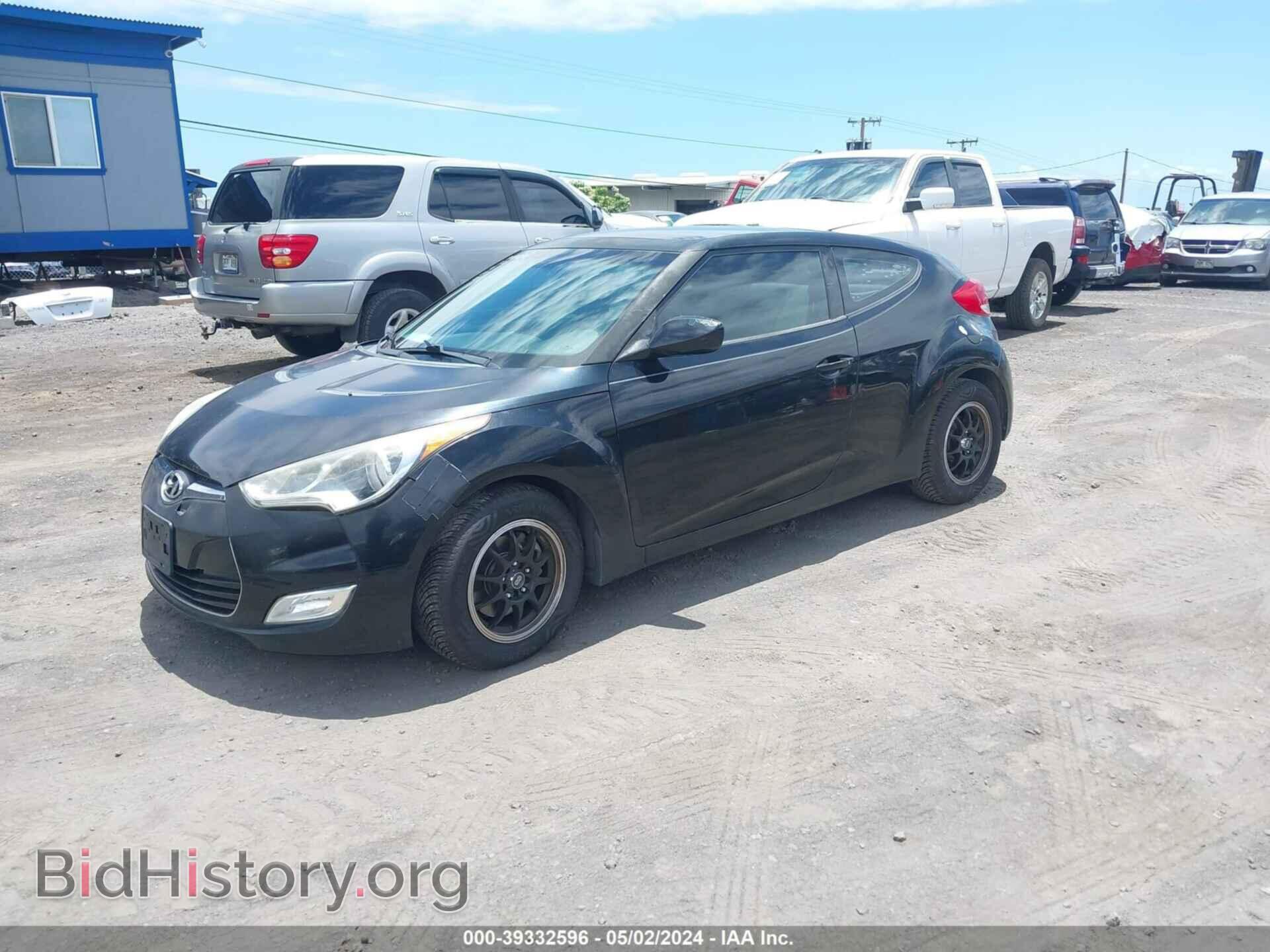 2012 HYUNDAI VELOSTER - VIN: KMHTC6AD7CU077062 - Фото 2