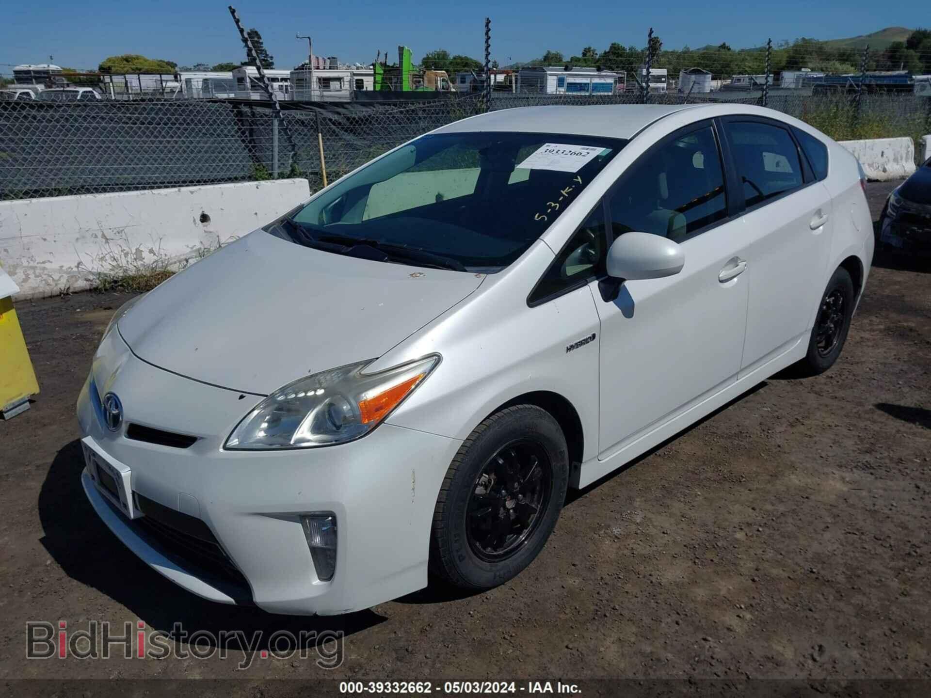 2014 TOYOTA PRIUS - VIN: JTDKN3DU9E0387051 - Фото 2