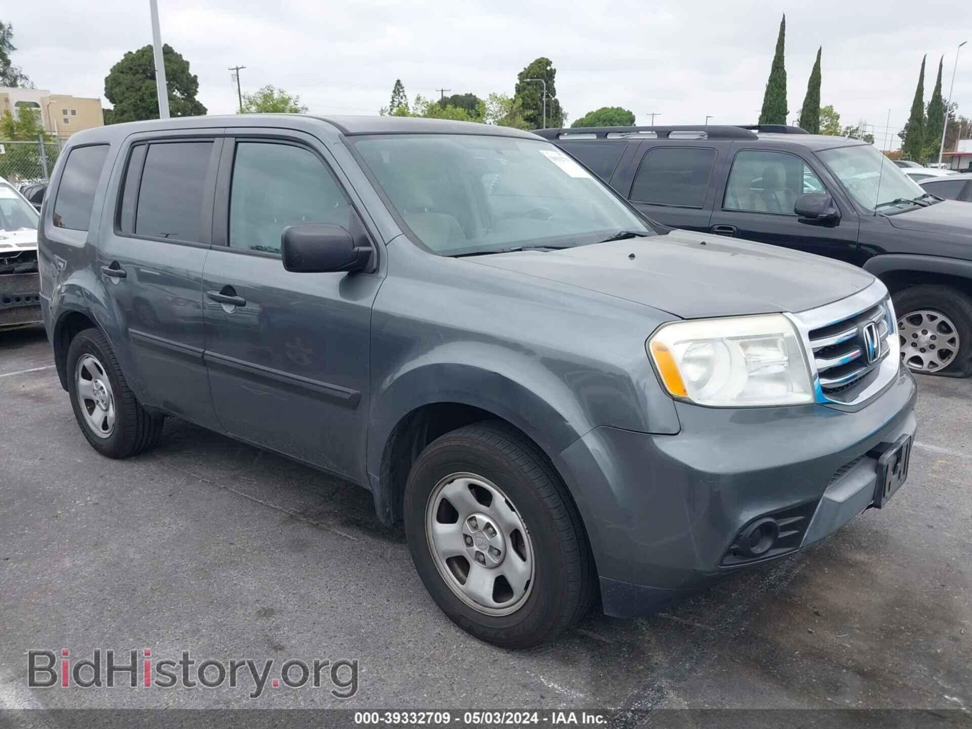 Фотография 5FNYF3H29DB028279 - HONDA PILOT 2013