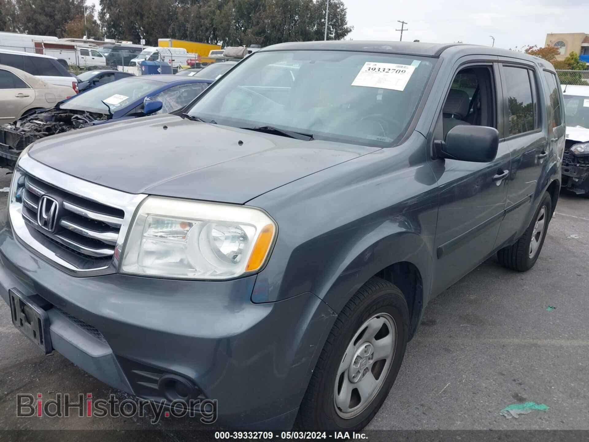2013 HONDA PILOT - VIN: 5FNYF3H29DB028279 - Фото 2