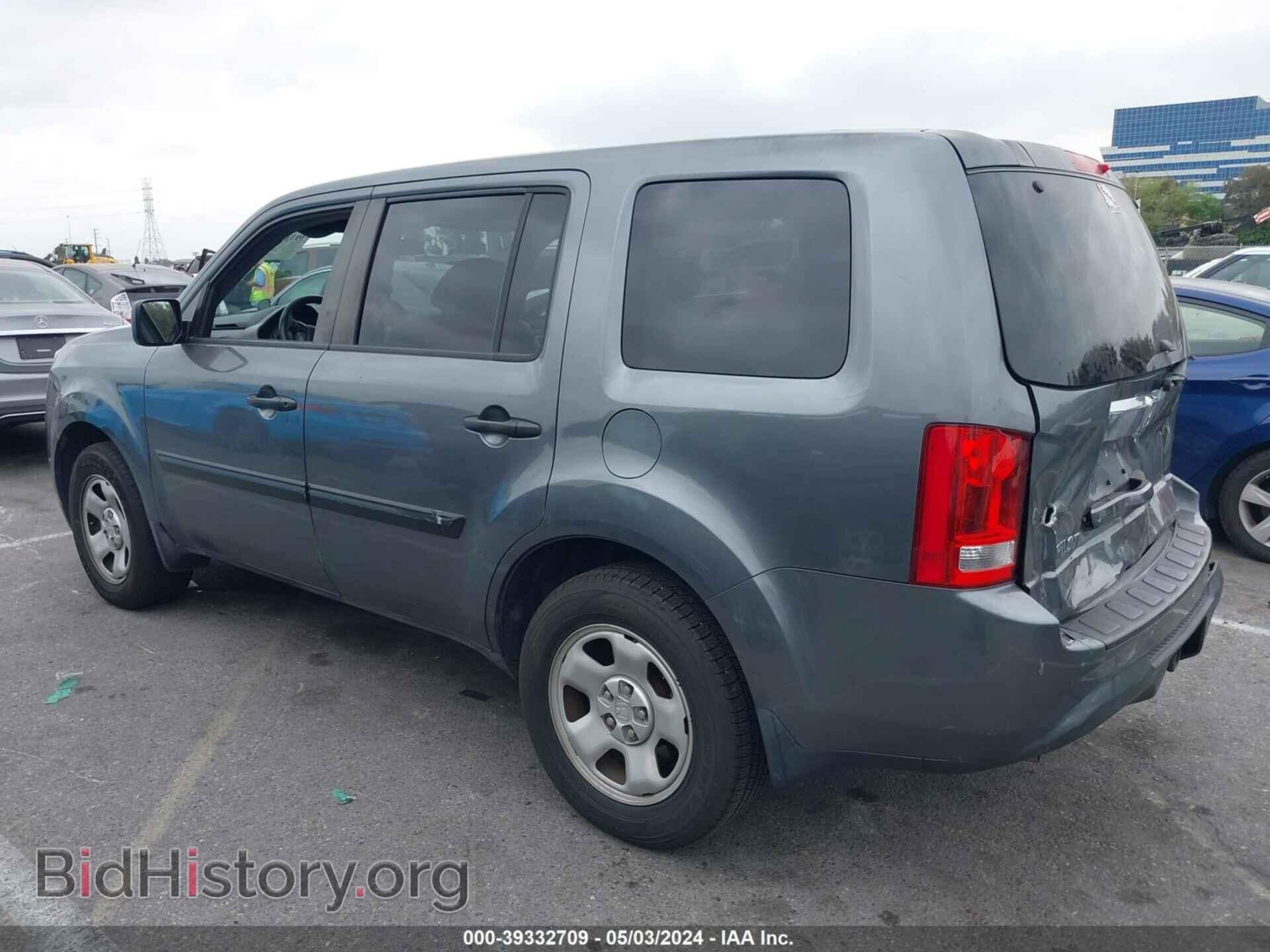 2013 HONDA PILOT - VIN: 5FNYF3H29DB028279 - Фото 3