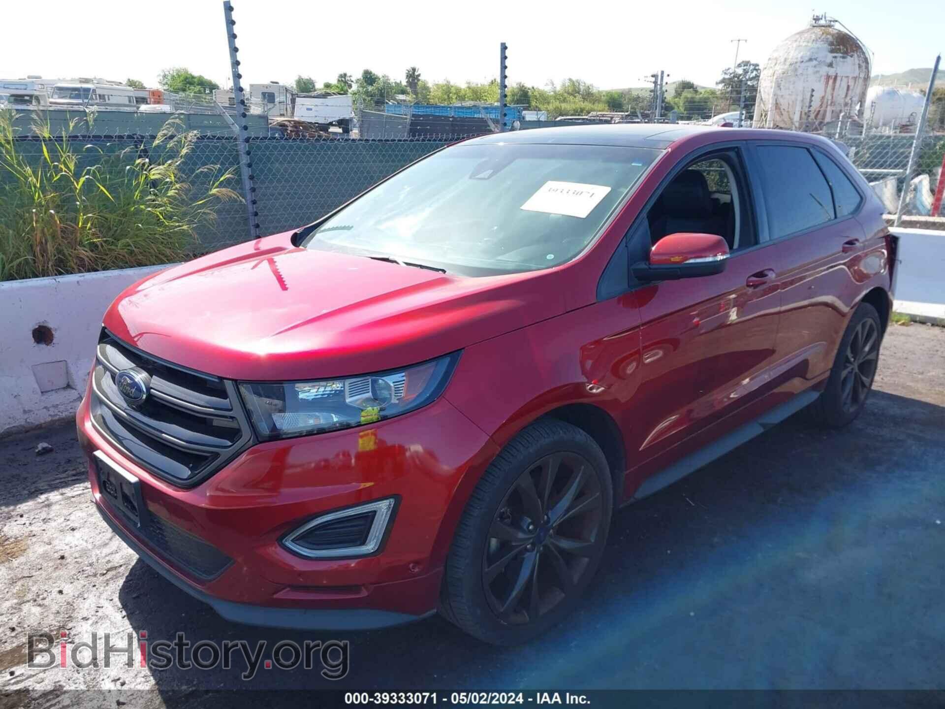 2015 FORD EDGE - VIN: 2FMPK4AP3FBB61182 - Фото 2