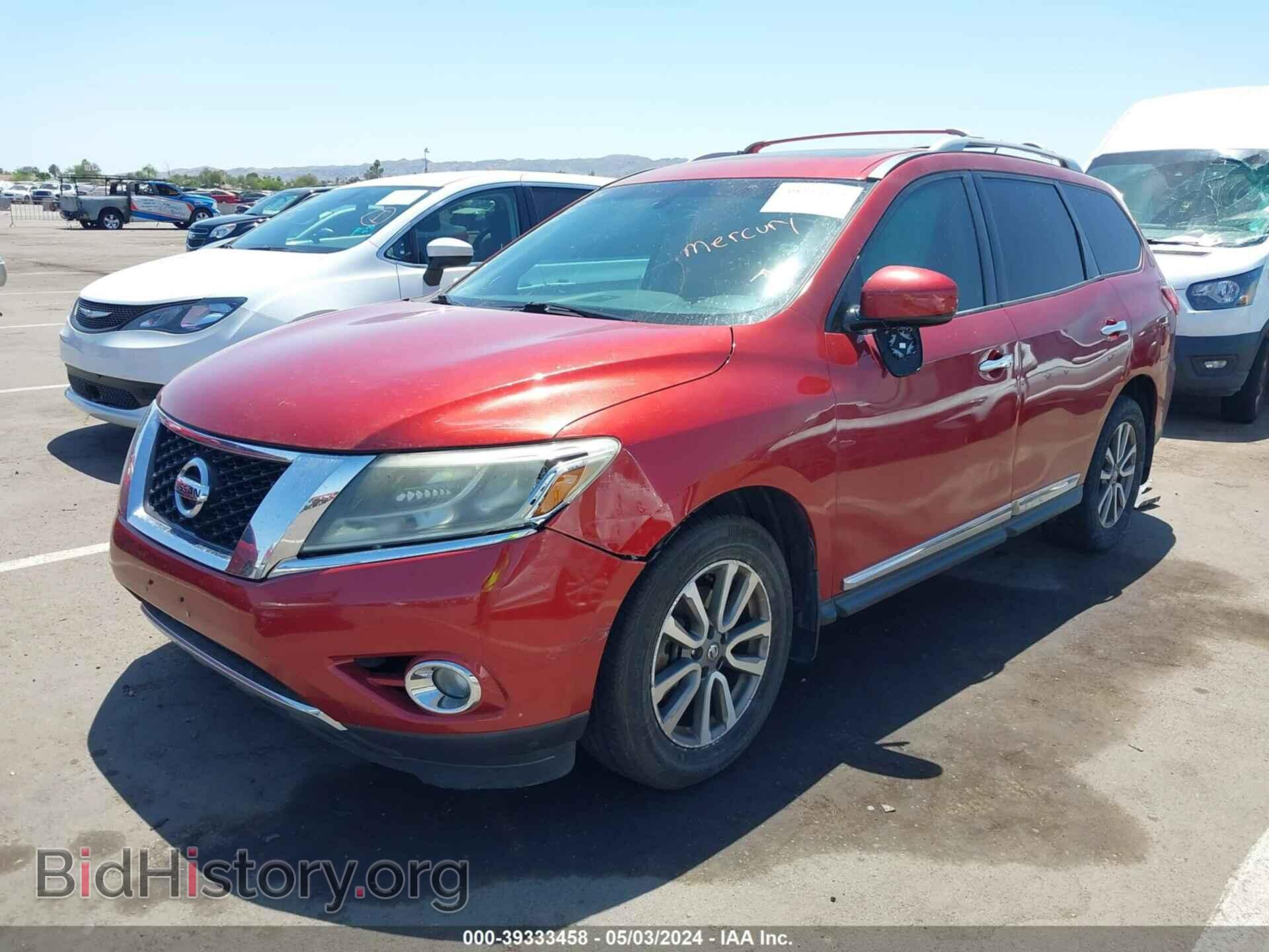 2014 NISSAN PATHFINDER - VIN: 5N1AR2MM2EC680844 - Фото 2