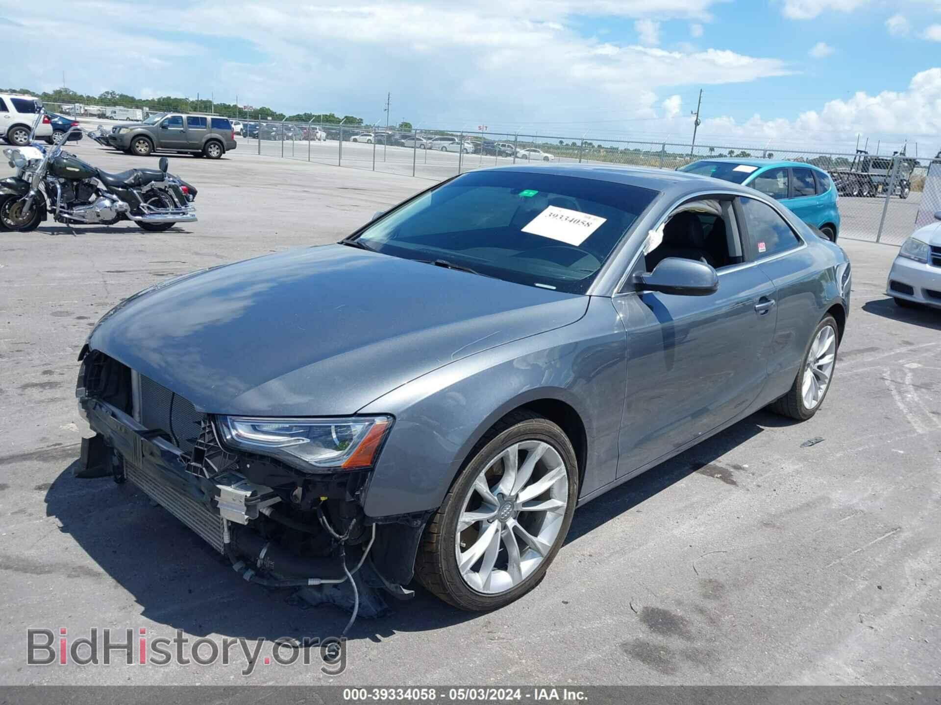 2013 AUDI A5 - VIN: WAULFAFR1DA005955 - Фото 2