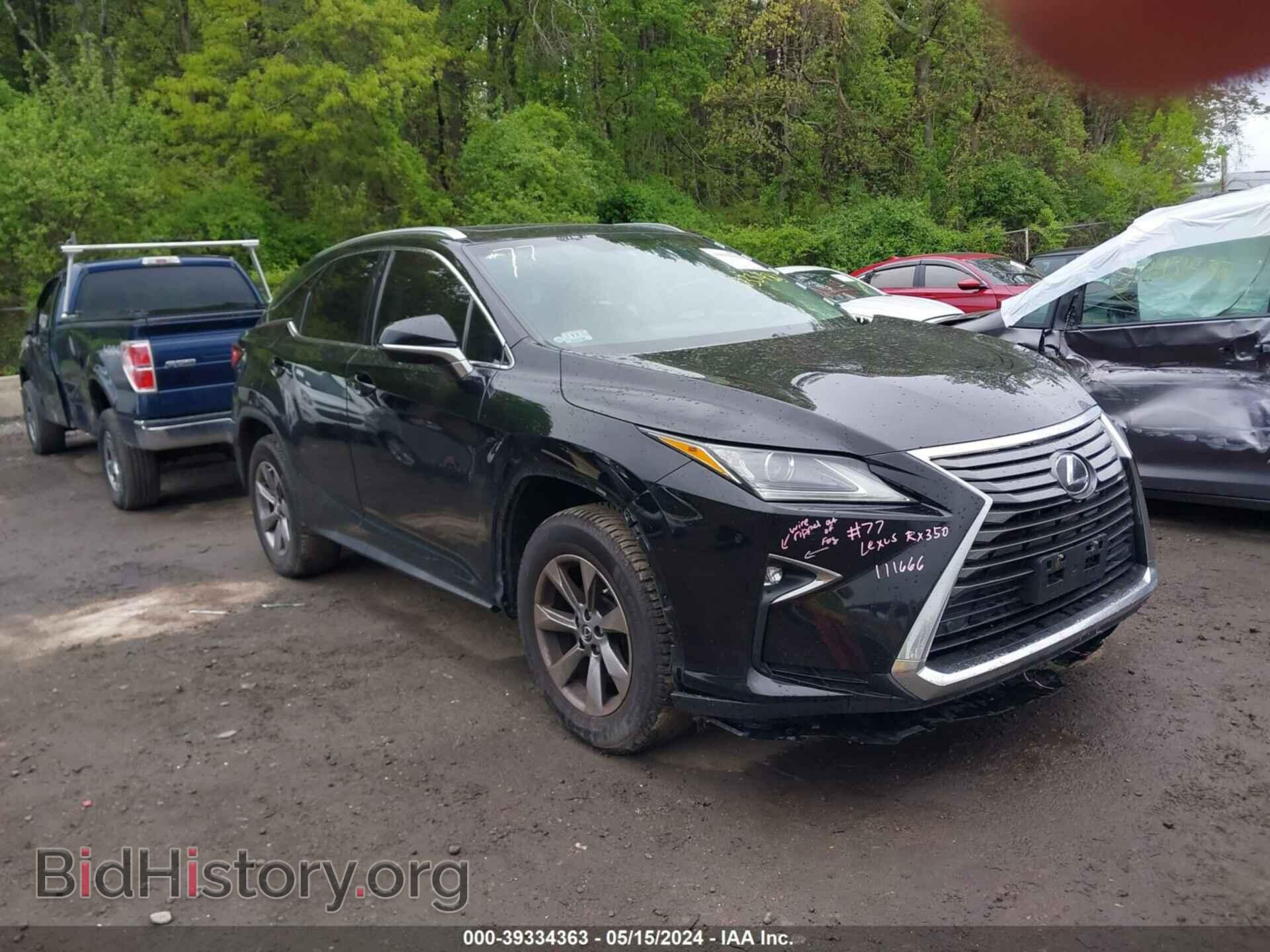 Фотография 2T2BZMCA7GC018579 - LEXUS RX 350 2016