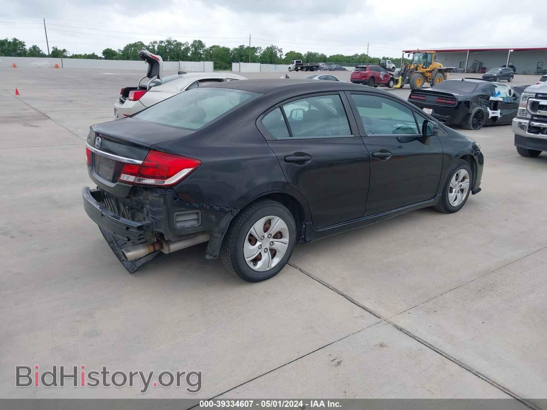 2013 HONDA CIVIC - VIN: 19XFB2F57DE216492 - Фото 4