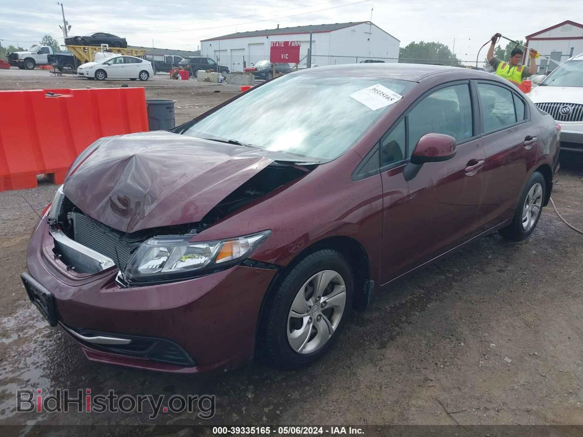 2013 HONDA CIVIC - VIN: 19XFB2F52DE220756 - Фото 2