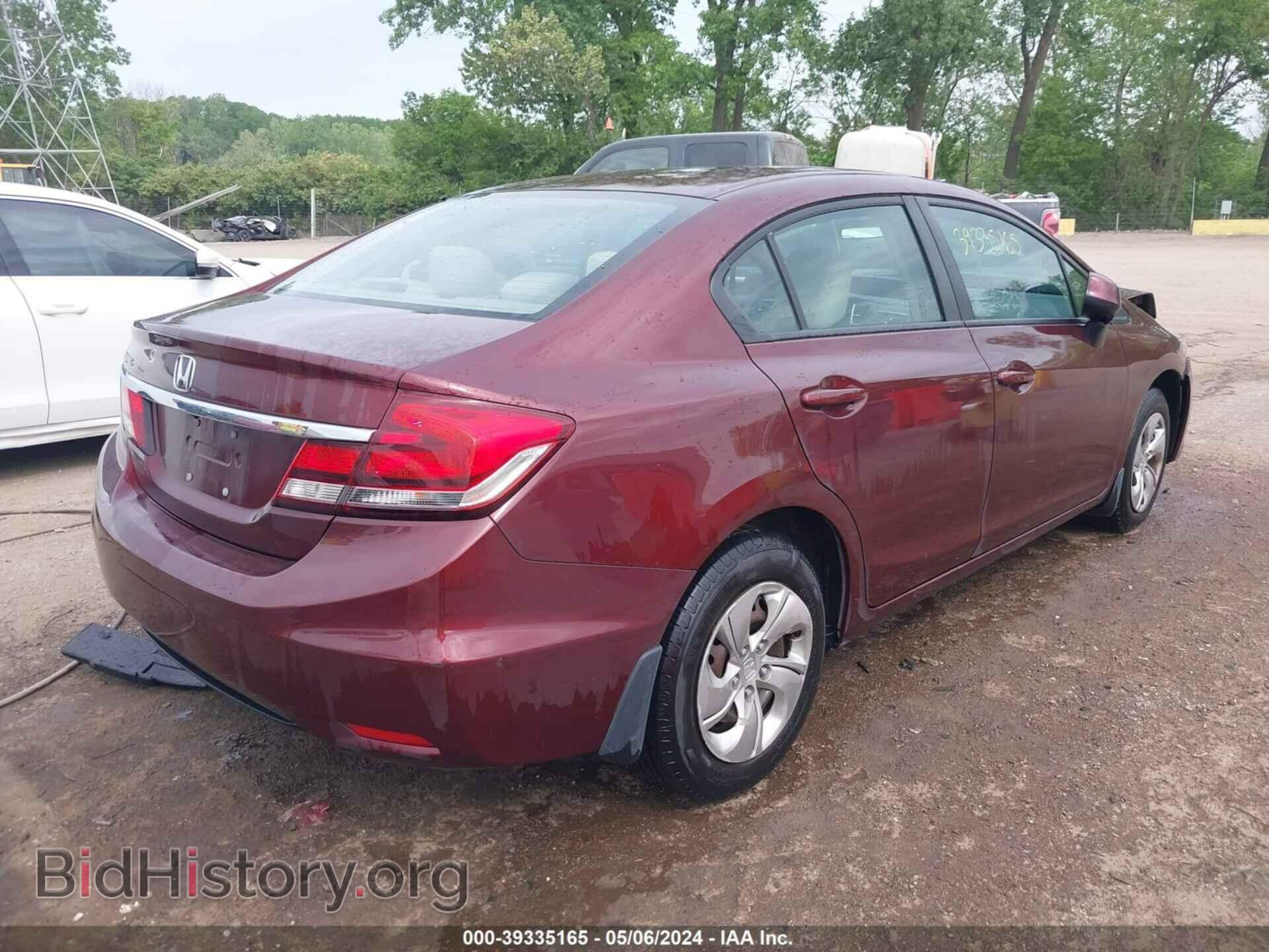 2013 HONDA CIVIC - VIN: 19XFB2F52DE220756 - Фото 4