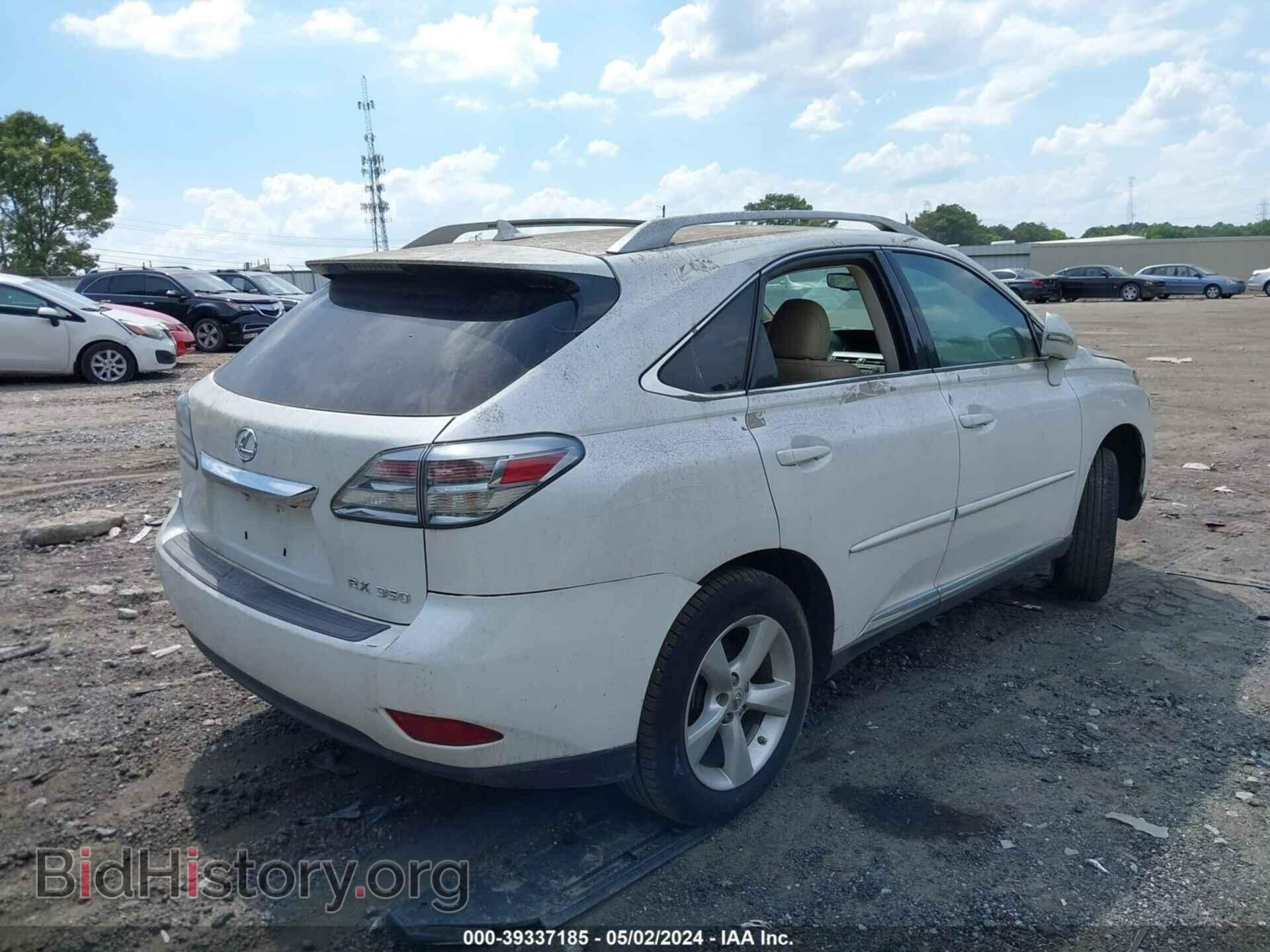 2011 LEXUS RX - VIN: 2T2BK1BA3BC096760 - Фото 4