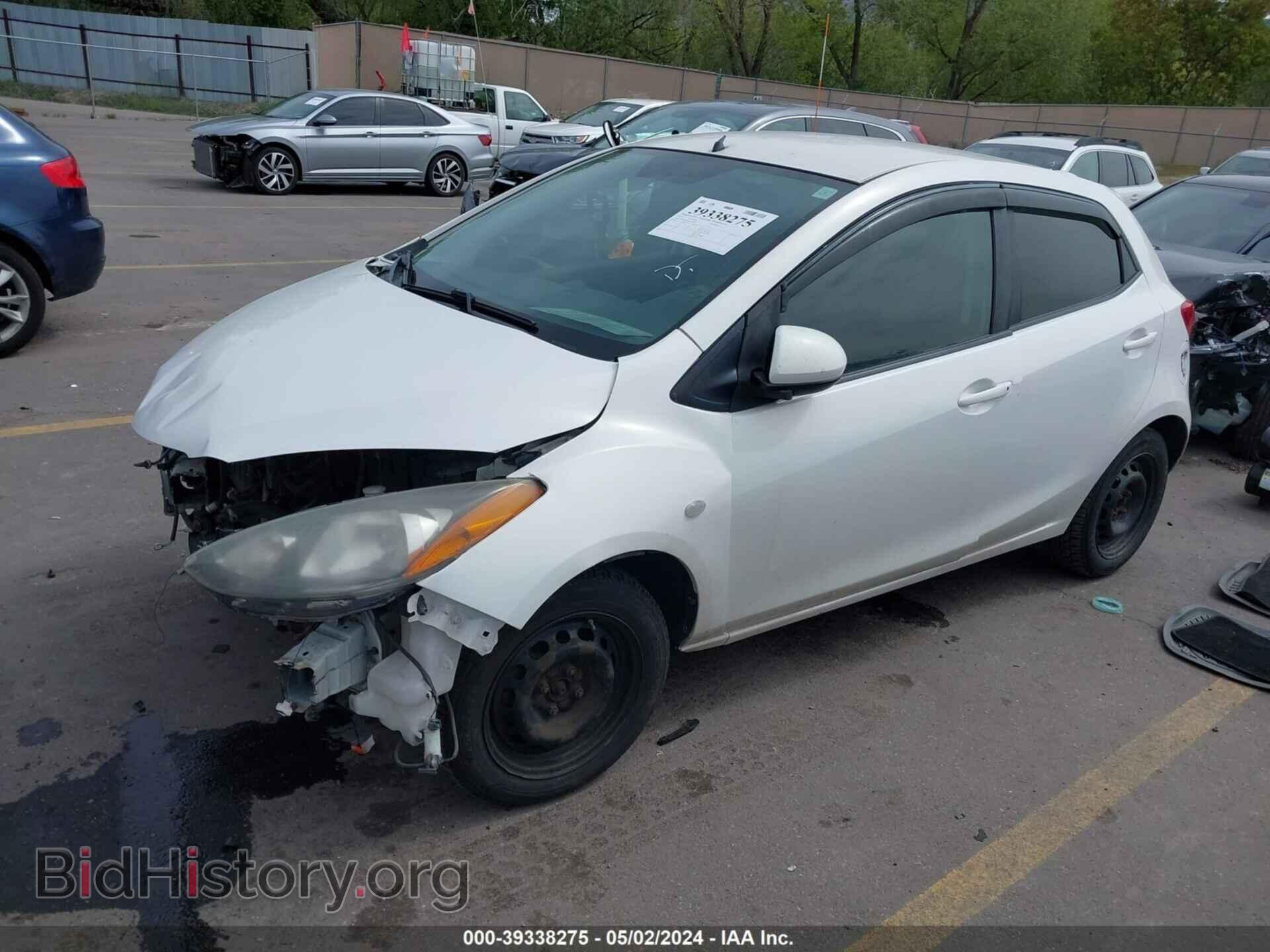 2013 MAZDA MAZDA2 - VIN: JM1DE1KY0D0156203 - Фото 2