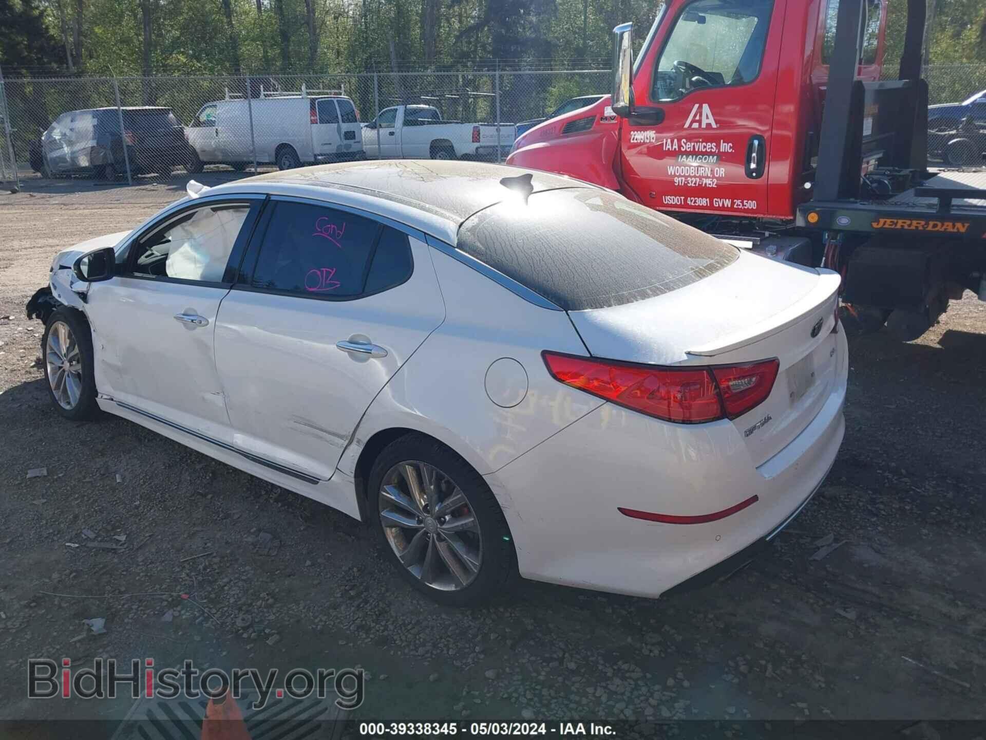 2015 KIA OPTIMA - VIN: 5XXGR4A61FG439875 - Фото 3
