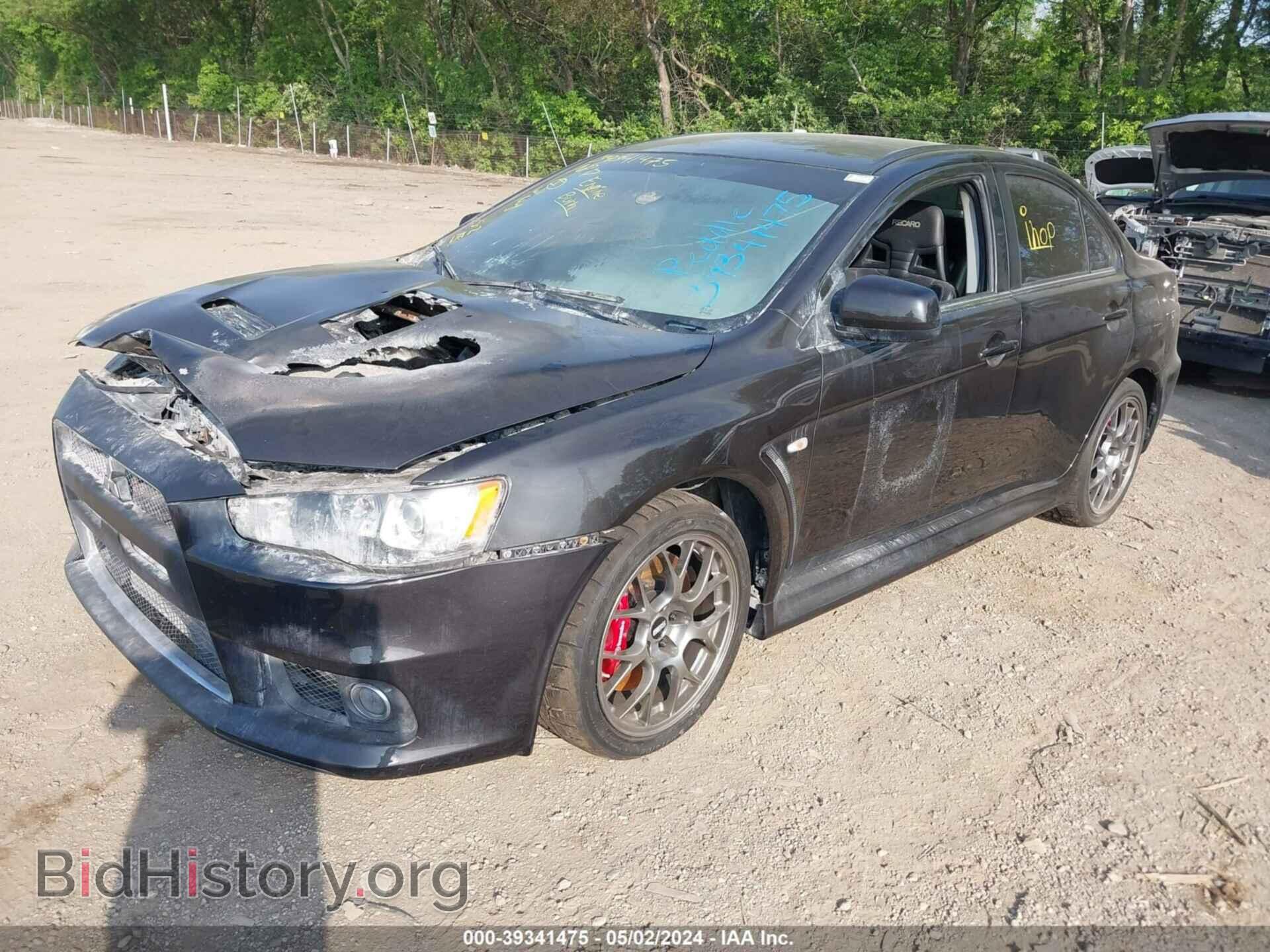 2014 MITSUBISHI LANCER EVOLUTION - VIN: JA32W5FV1EU024572 - Фото 2