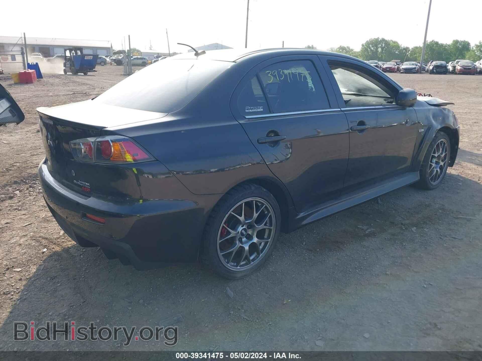 2014 MITSUBISHI LANCER EVOLUTION - VIN: JA32W5FV1EU024572 - Фото 4