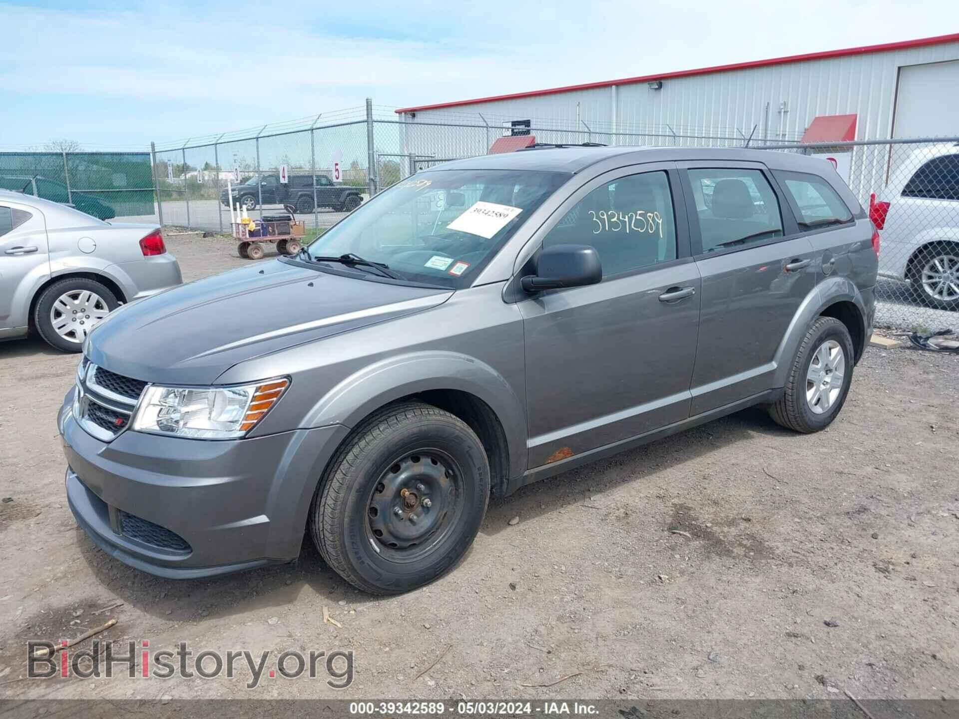 2012 DODGE JOURNEY - VIN: 3C4PDCAB6CT390842 - Фото 2