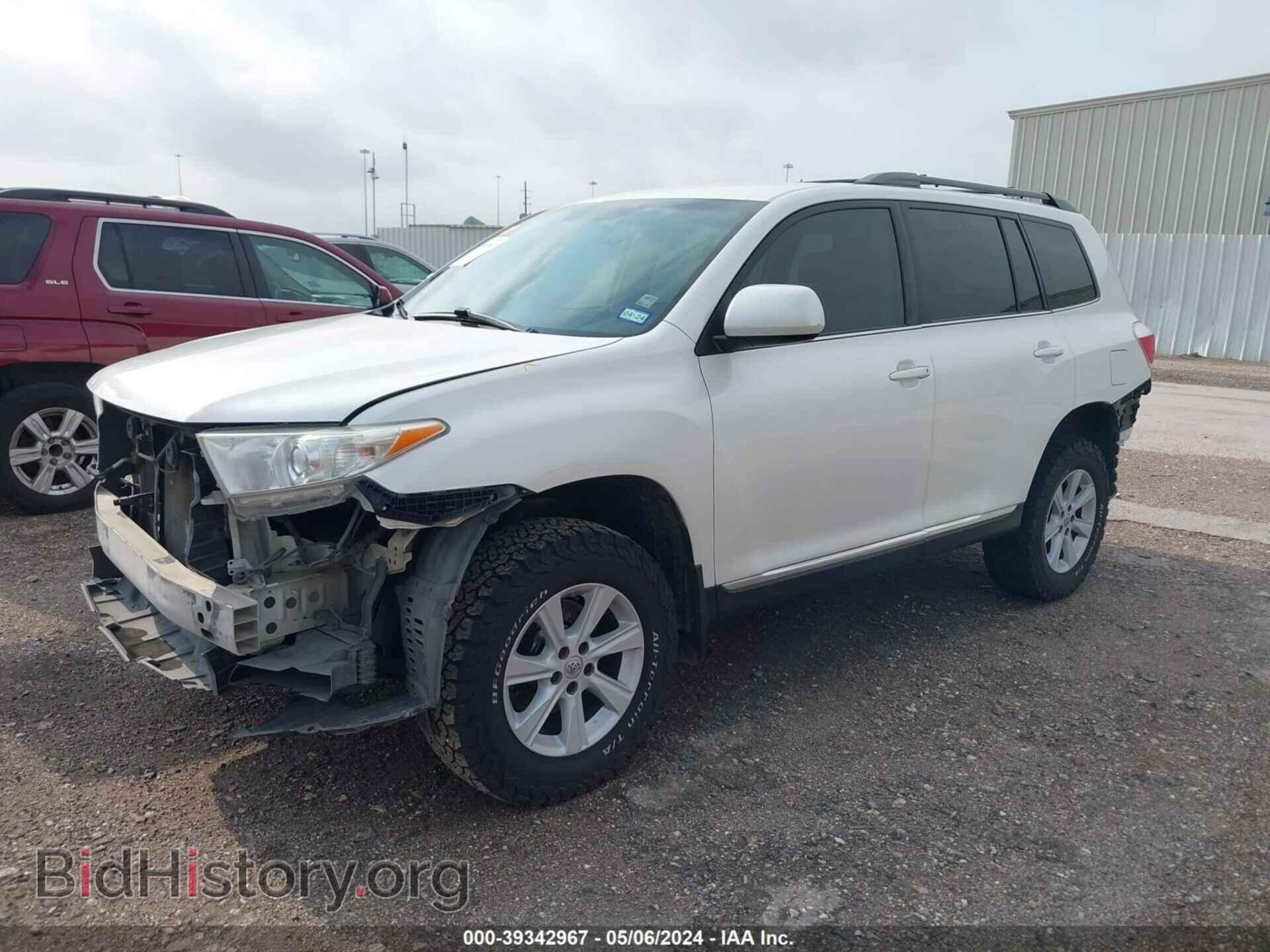 2013 TOYOTA HIGHLANDER - VIN: 5TDZK3EH8DS122318 - Фото 2