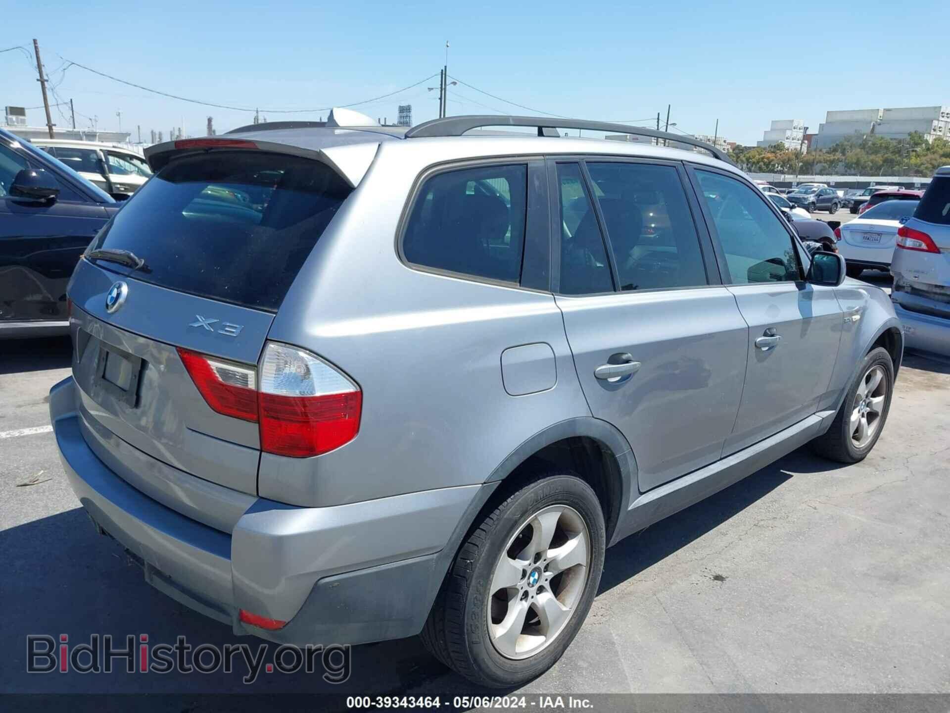 2007 BMW X3 - VIN: WBXPC93437WF16407 - Фото 4