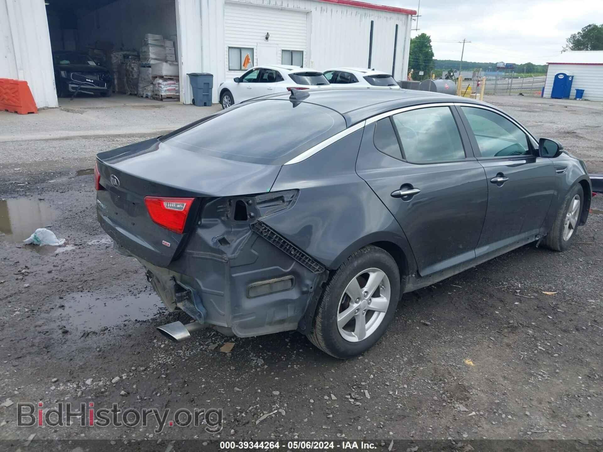 2015 KIA OPTIMA - VIN: KNAGM4A77F5643704 - Фото 4