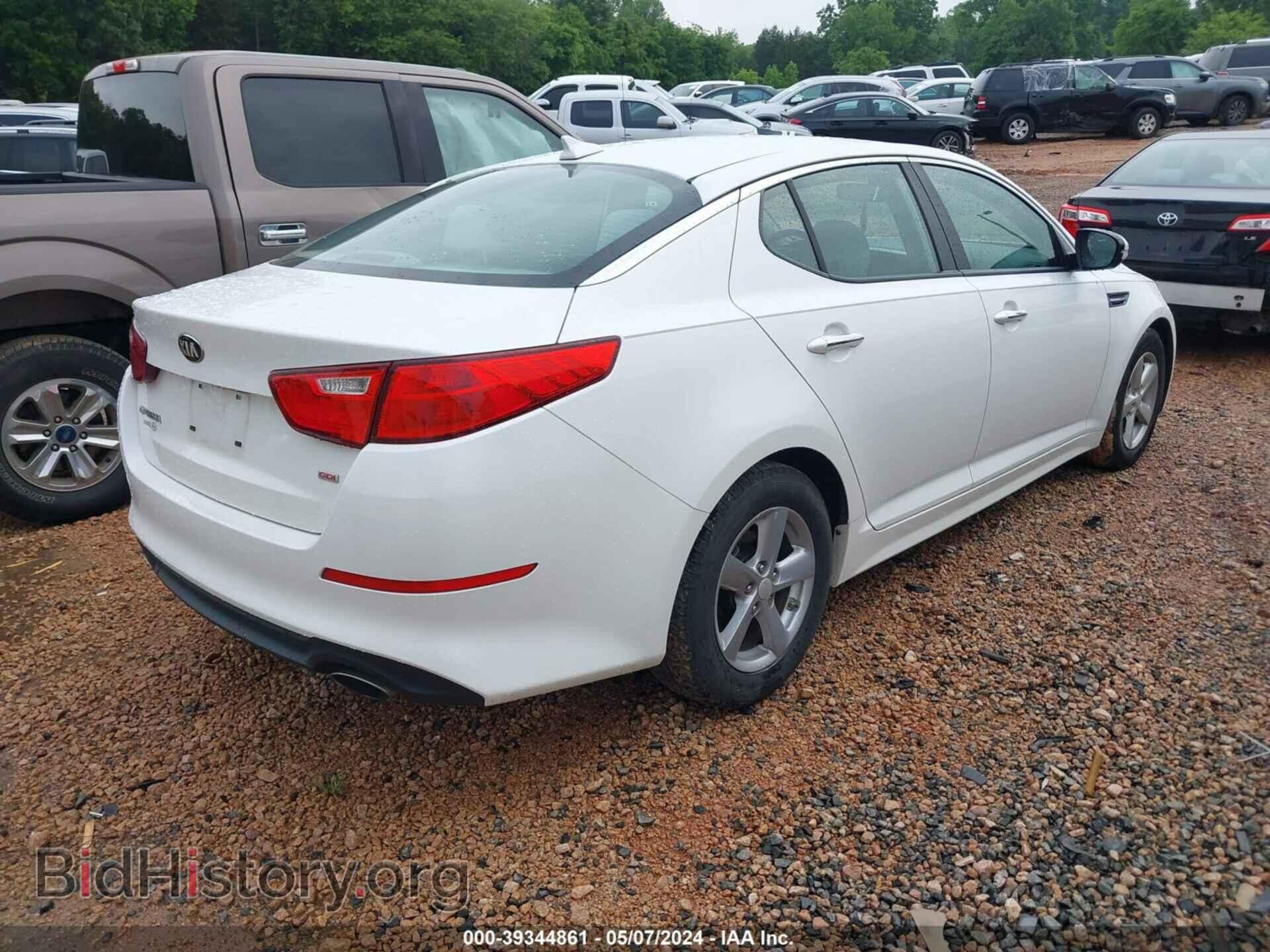 2015 KIA OPTIMA - VIN: KNAGM4A77F5558913 - Фото 4