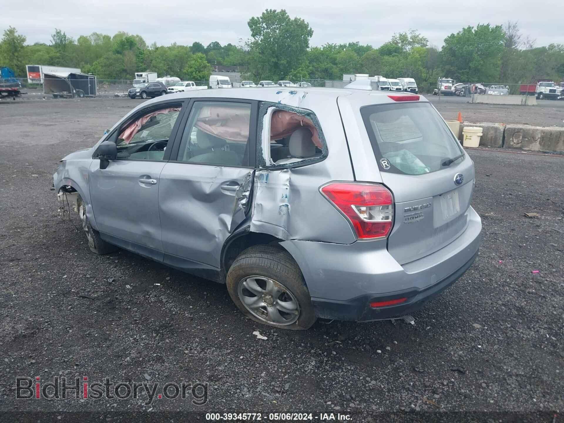 2016 SUBARU FORESTER - VIN: JF2SJAAC7GH485884 - Фото 3