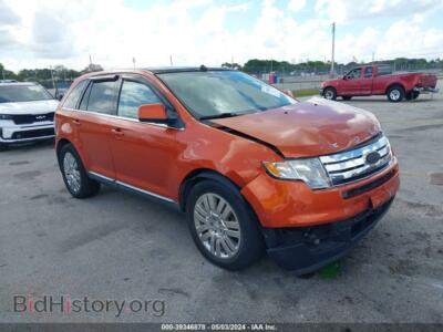 2008 Ford EDGE LIMITED, orange — VIN 2FMDK39C68BA98824, IAAI