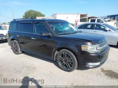2013 Ford FLEX Limited, коричневый — VIN 2FMGK5D84DBD36613, IAAI