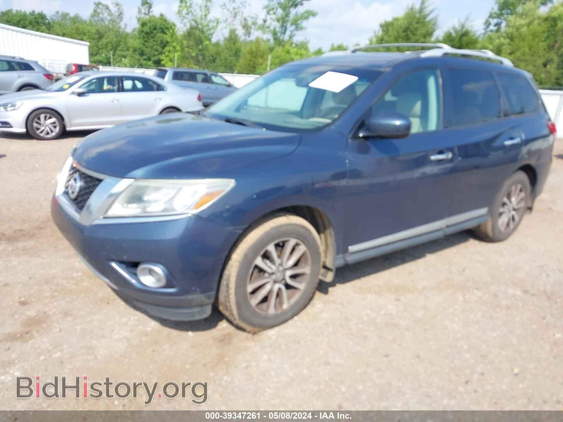 2014 NISSAN PATHFINDER - VIN: 5N1AR2MN7EC648478 - Фото 2