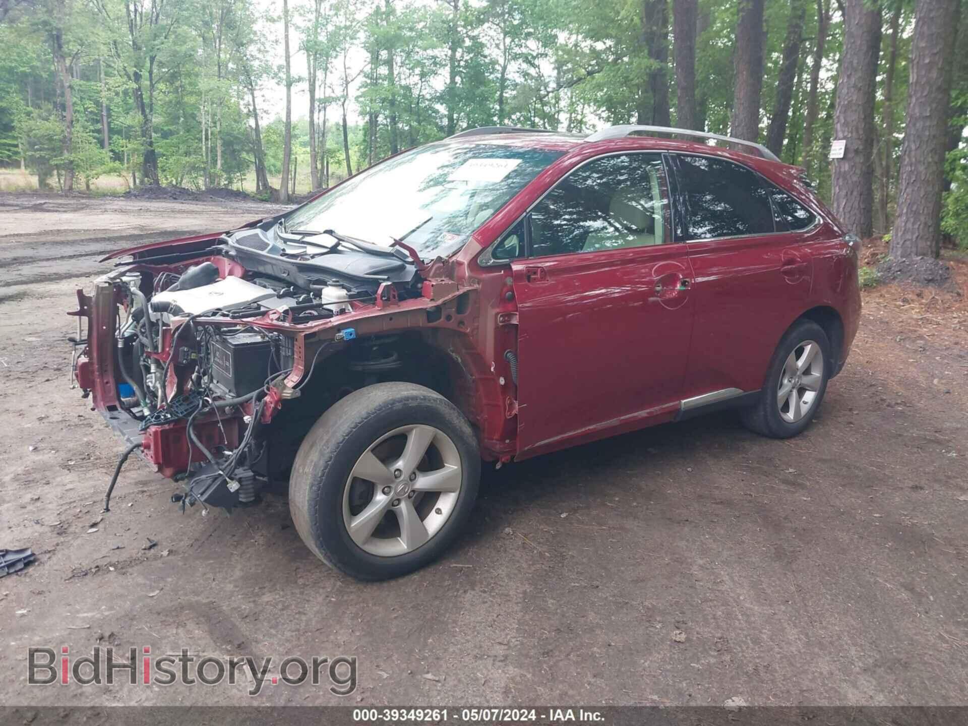 2011 LEXUS RX 350 - VIN: 2T2BK1BA5BC098493 - Фото 2