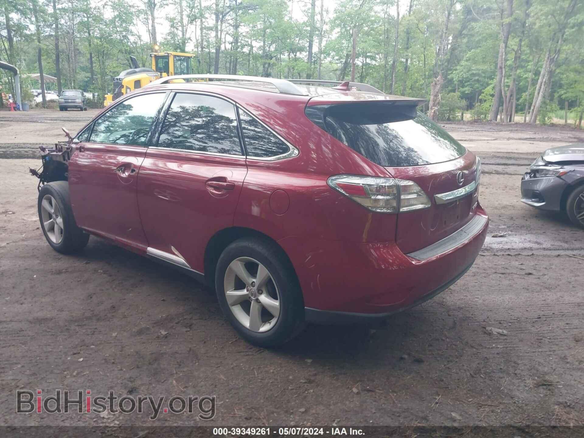 2011 LEXUS RX 350 - VIN: 2T2BK1BA5BC098493 - Фото 3