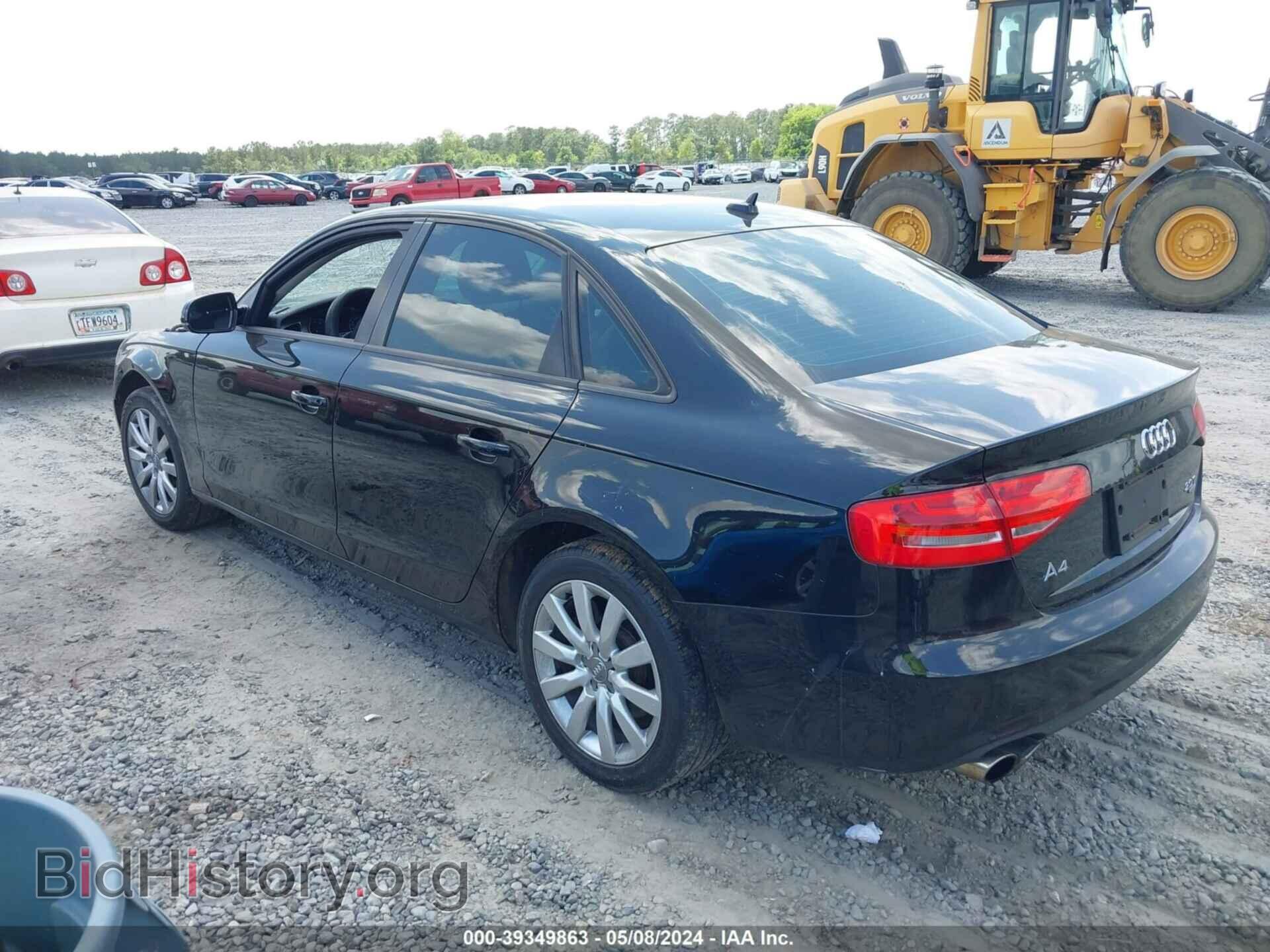 2014 AUDI A4 - VIN: WAUBFAFLXEN004028 - Фото 3