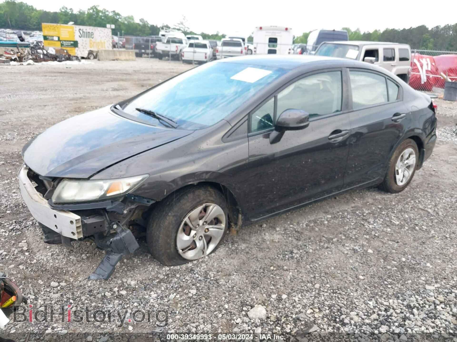 2013 HONDA CIVIC - VIN: 19XFB2F55DE011396 - Фото 2