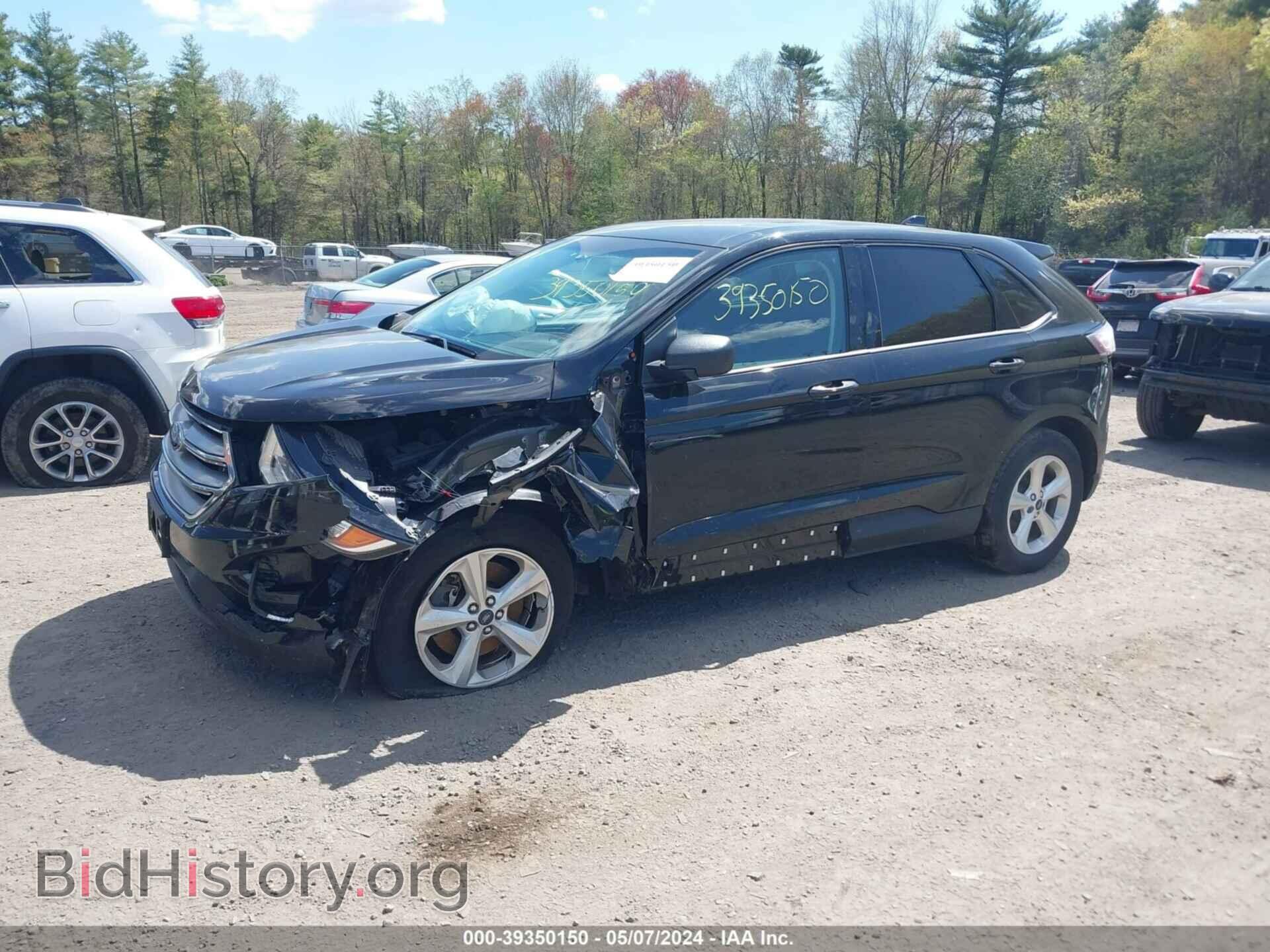 2016 FORD EDGE - VIN: 2FMPK4G99GBB14622 - Фото 2
