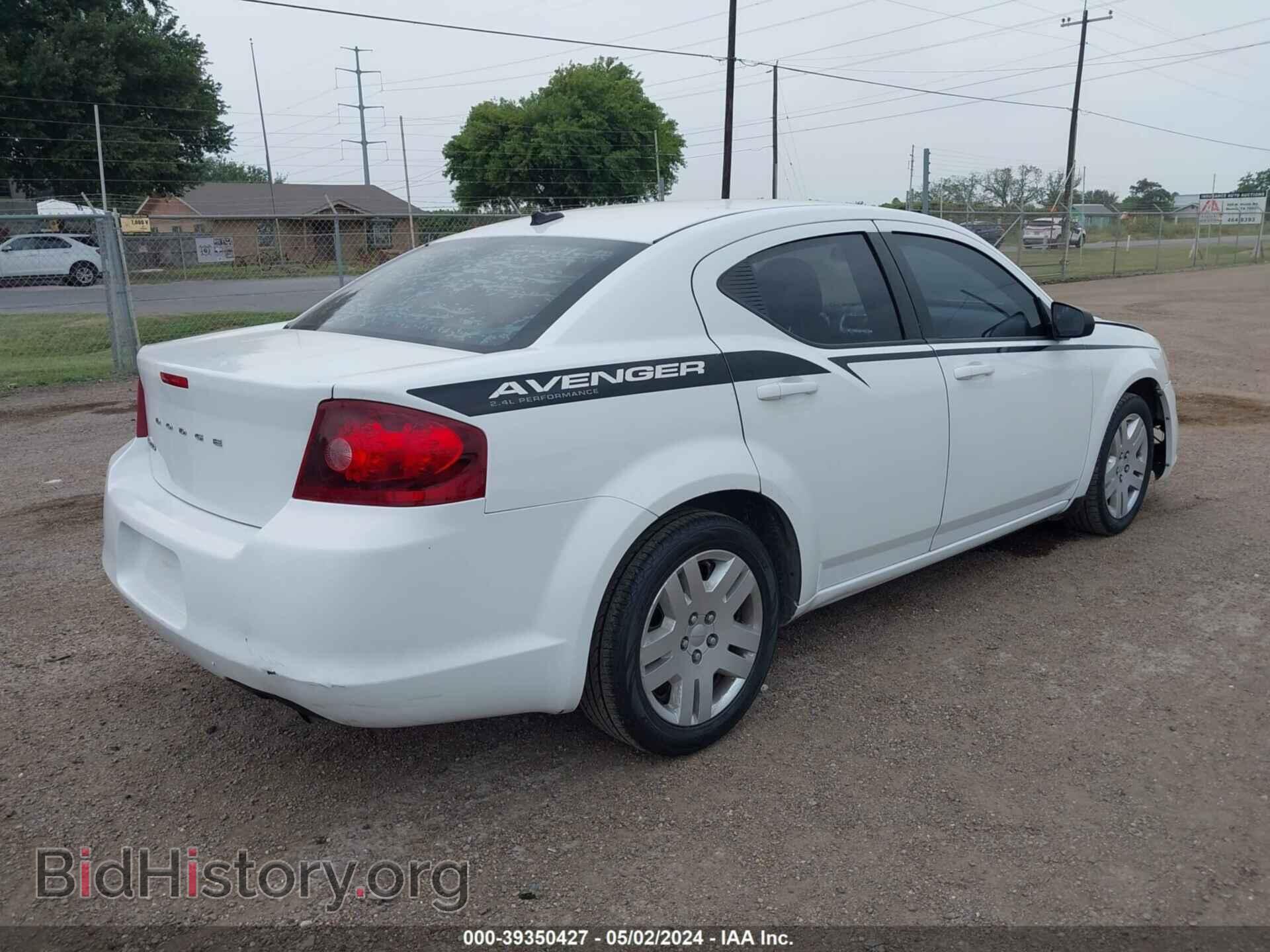 2012 DODGE AVENGER - VIN: 1C3CDZAB5CN325146 - Photo 4