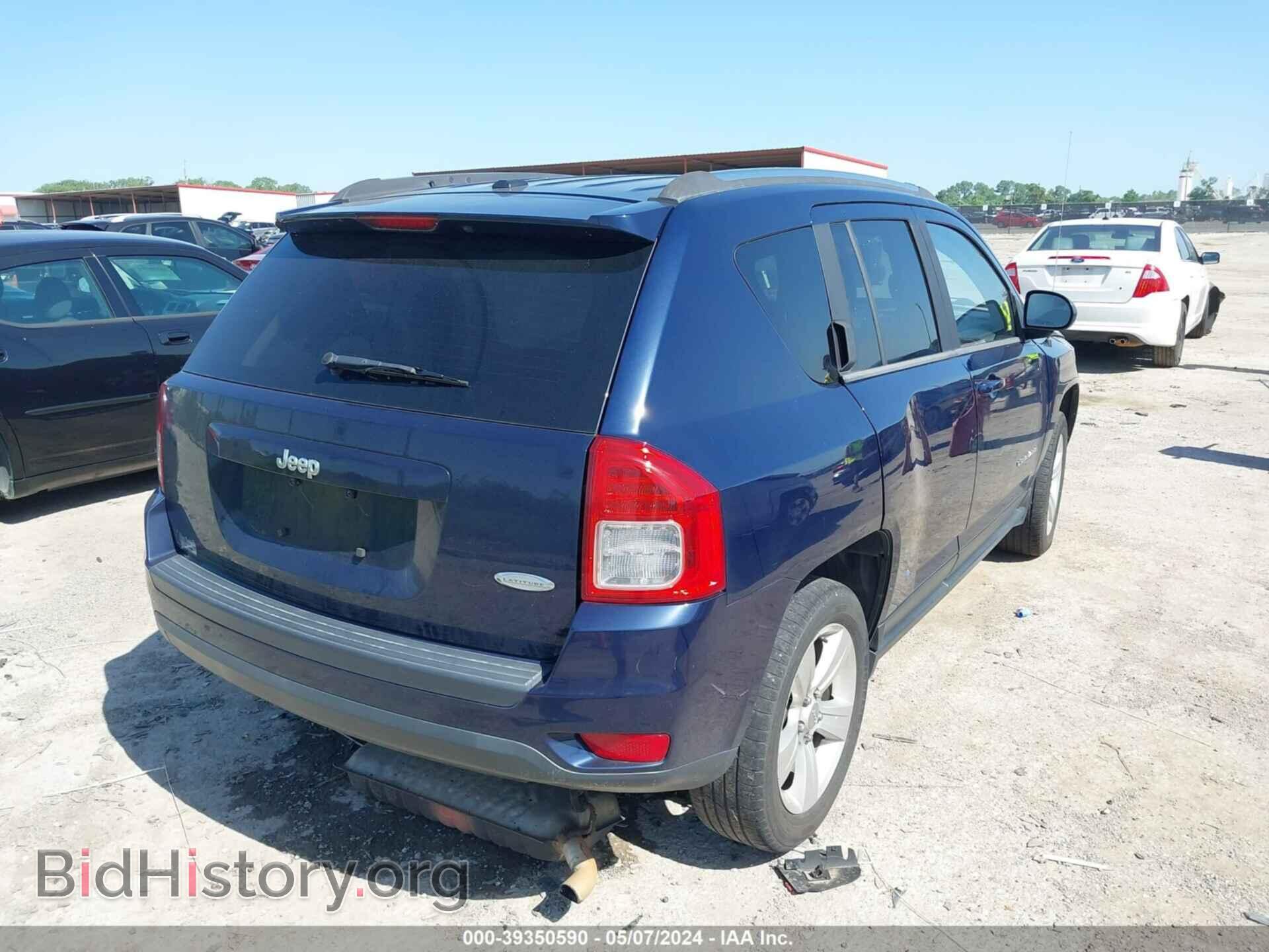 2013 JEEP COMPASS - VIN: 1C4NJCEB1DD276202 - Фото 4