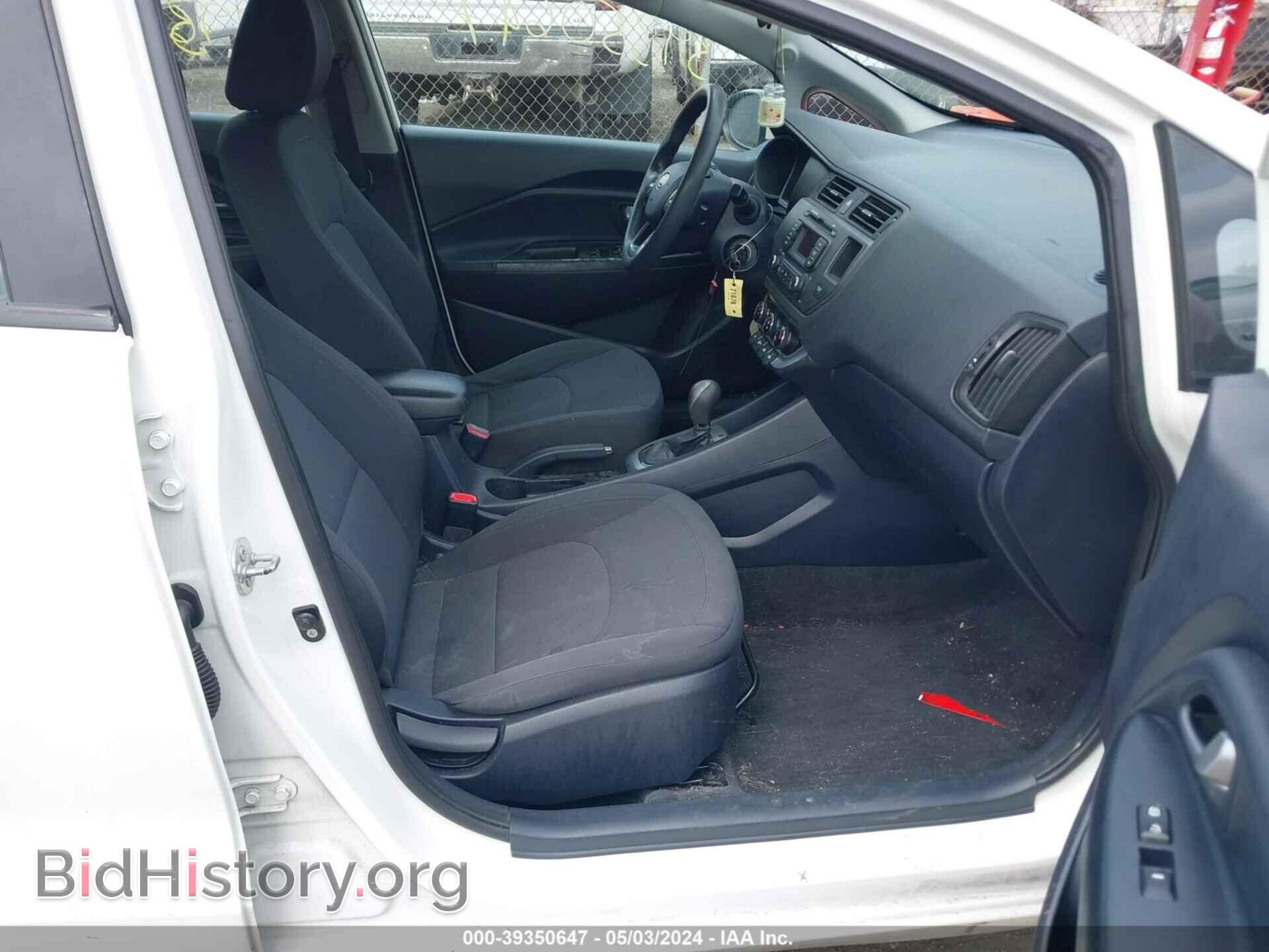 2012 KIA RIO - VIN: KNADN4A31C6082631 - Фото 5