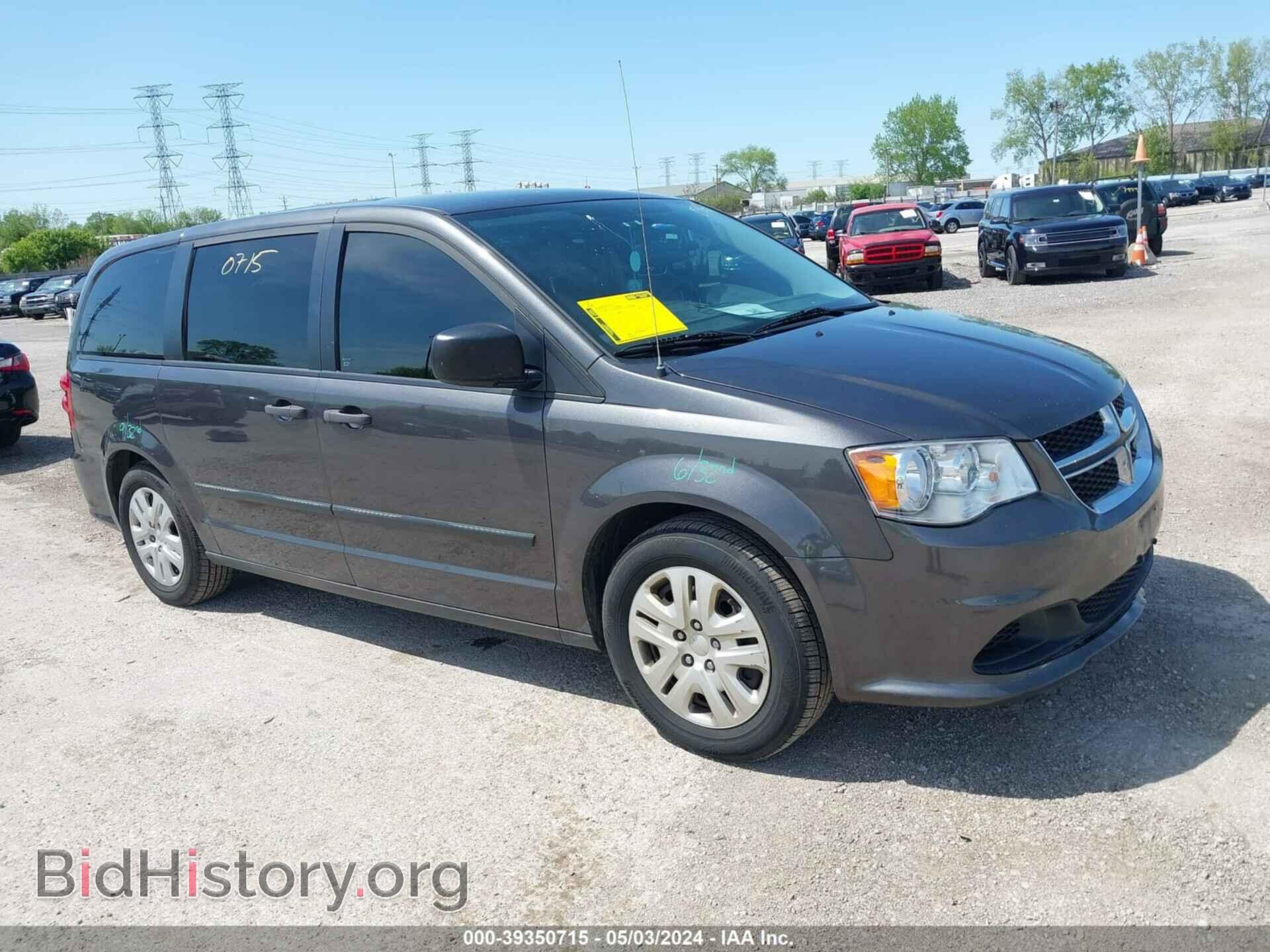 Photo 2C4RDGBG3GR192707 - DODGE GRAND CARAVAN 2016