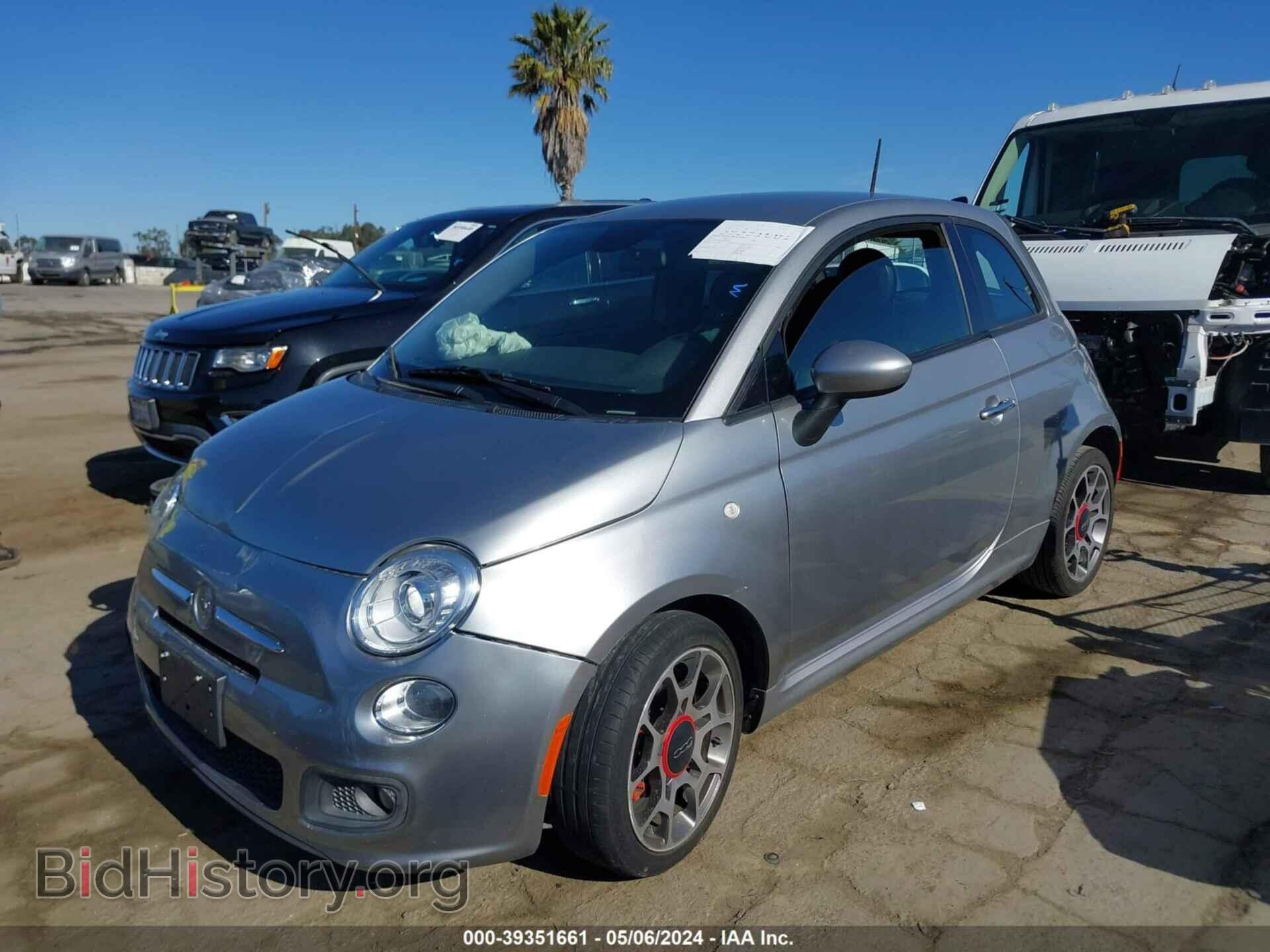 2015 FIAT 500 - VIN: 3C3CFFBR9FT555846 - Фото 2