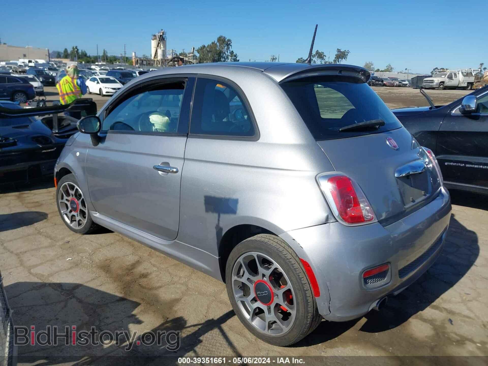 2015 FIAT 500 - VIN: 3C3CFFBR9FT555846 - Фото 3