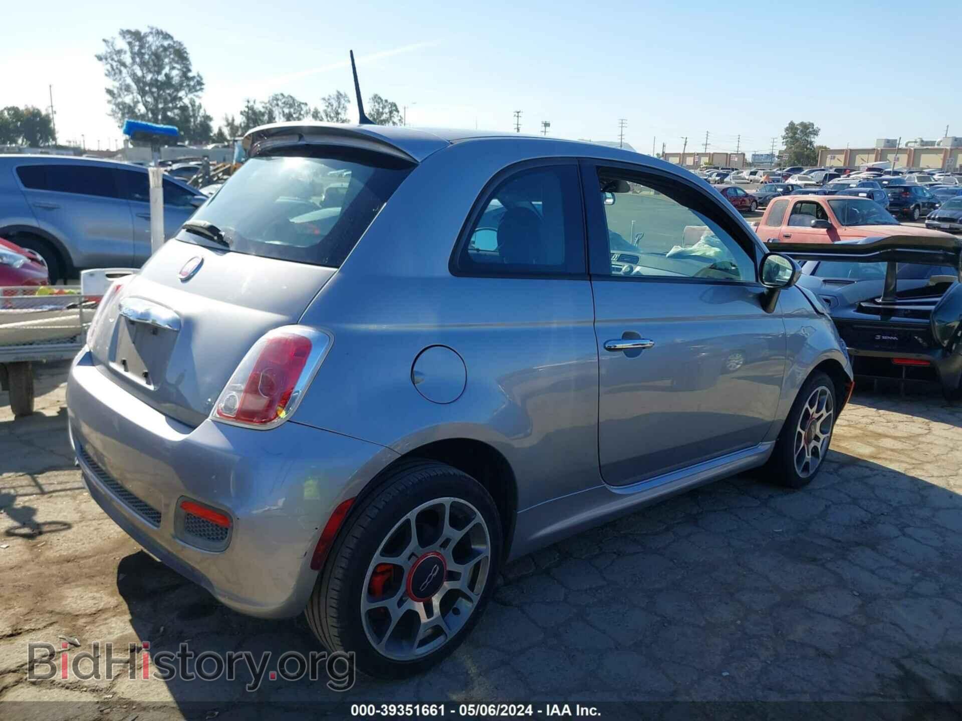 2015 FIAT 500 - VIN: 3C3CFFBR9FT555846 - Фото 4