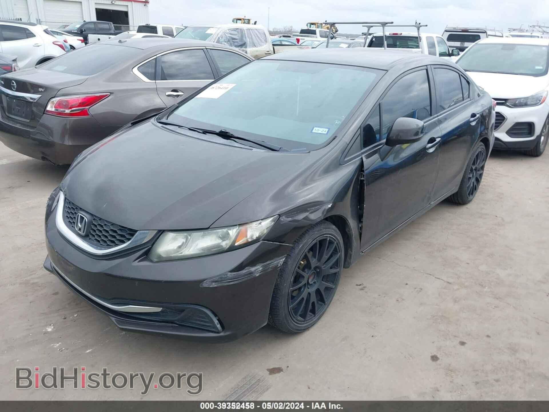 2013 HONDA CIVIC - VIN: 2HGFB2F67DH557843 - Фото 2
